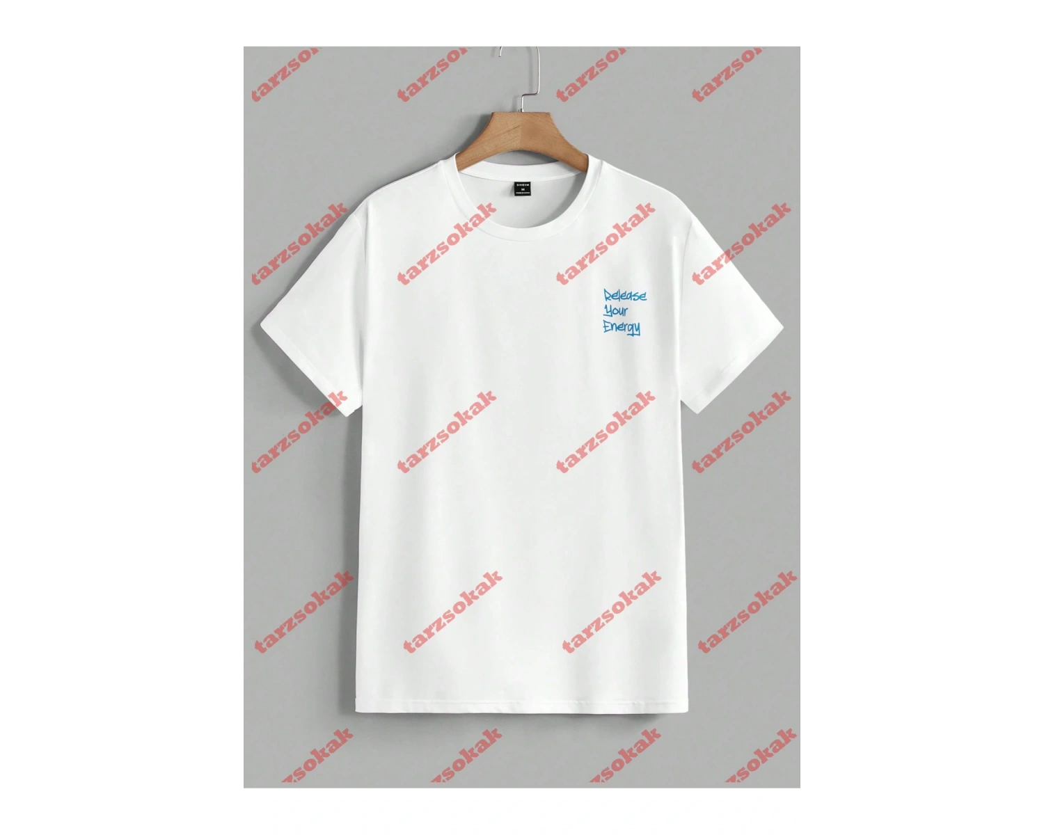 Model 3710 Erkek Yazlık Yuvarlak Yaka Kısa Kollu Günlük Tişört, Yaz