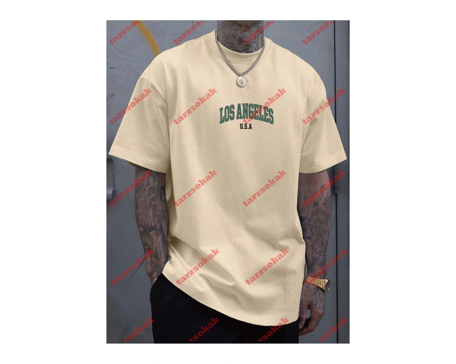 Model 3711 Erkek Yazlık Yuvarlak Yaka Kısa Kollu Günlük Tişört, Yaz