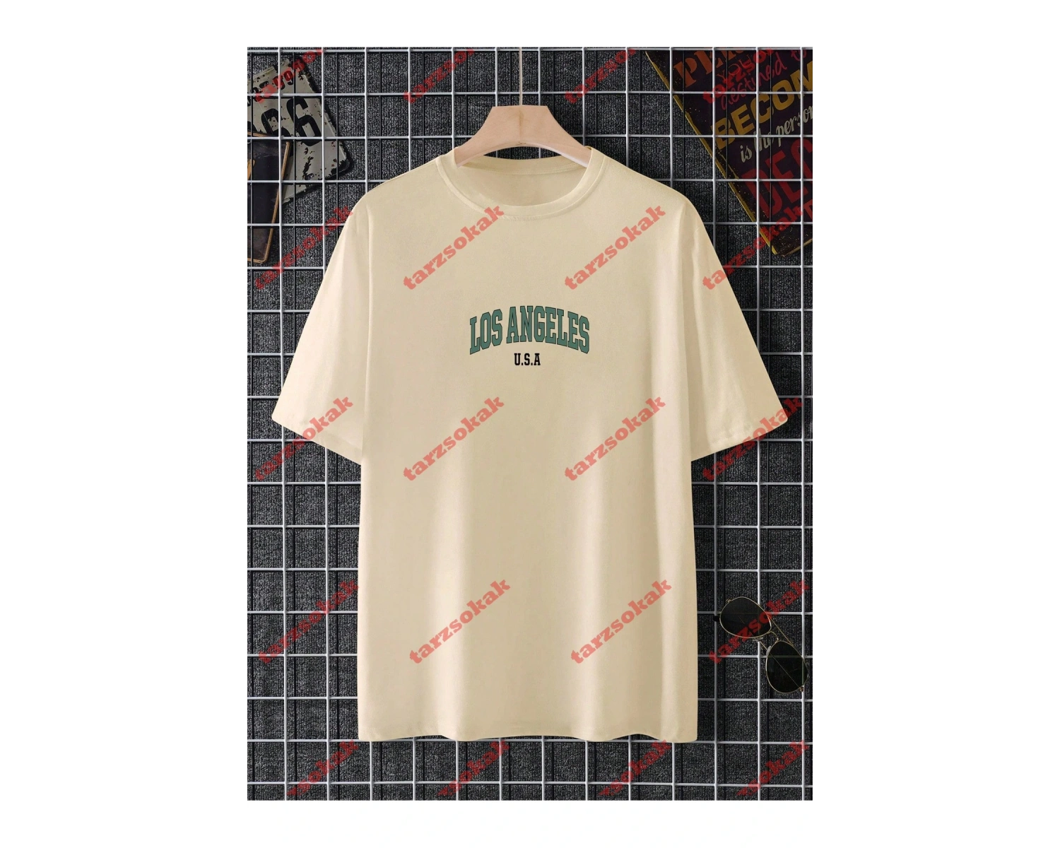 Model 3711 Erkek Yazlık Yuvarlak Yaka Kısa Kollu Günlük Tişört, Yaz