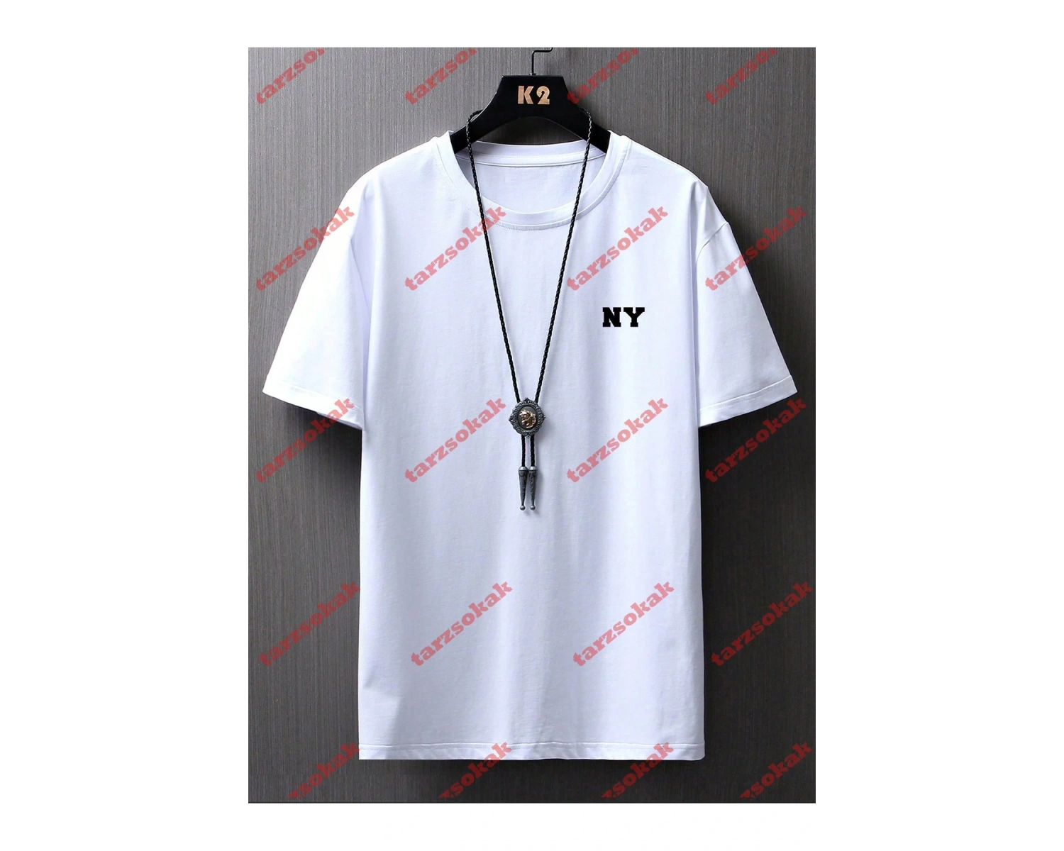 Model 3712 Erkek Yazlık Yuvarlak Yaka Kısa Kollu Günlük Tişört, Yaz