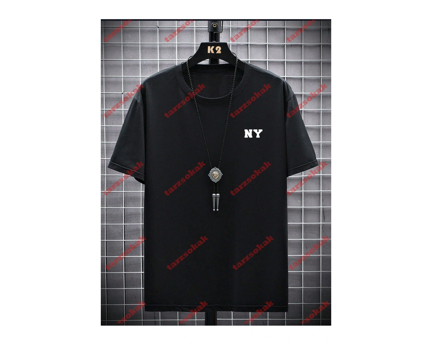 Model 3712 Erkek Yazlık Yuvarlak Yaka Kısa Kollu Günlük Tişört, Yaz