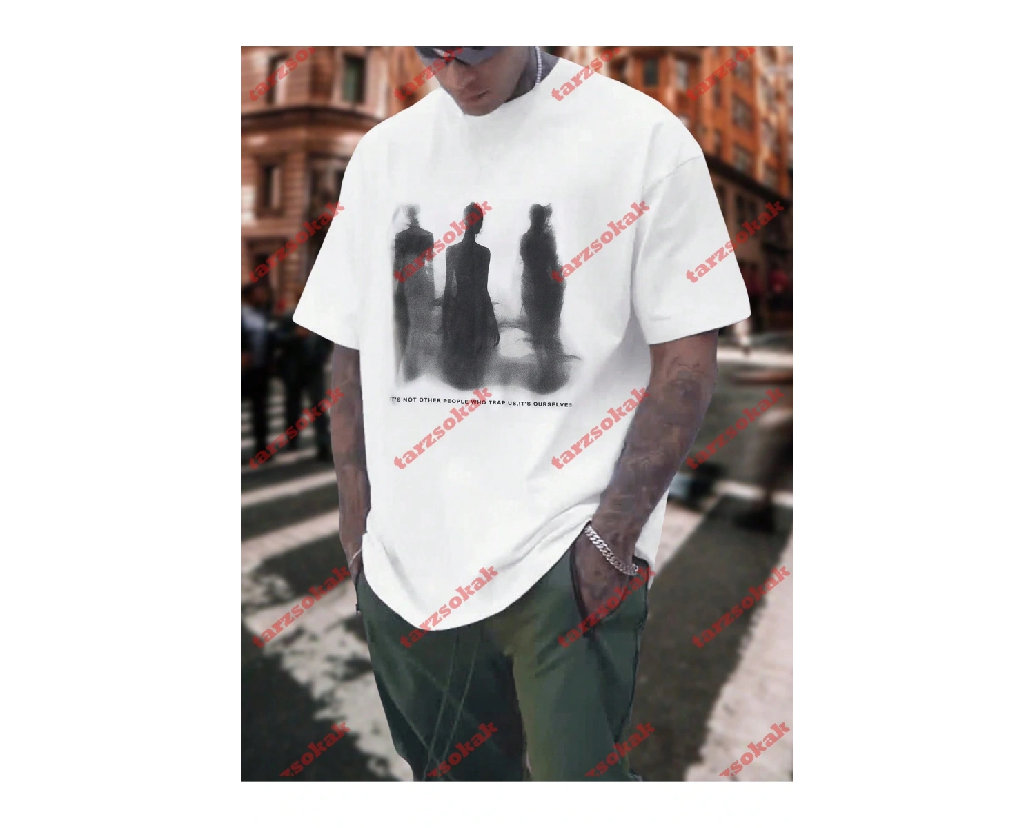 Model 3713 Erkek Yazlık Yuvarlak Yaka Kısa Kollu Günlük Tişört, Yaz