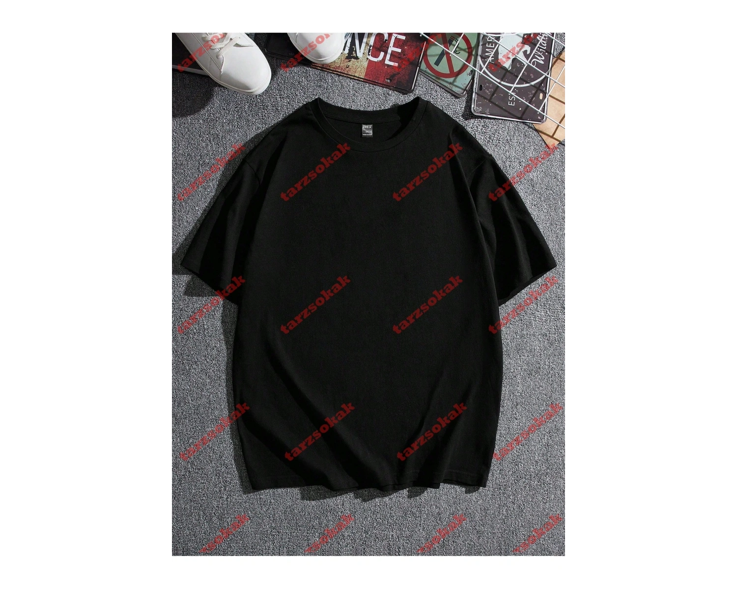 Model 3714 Erkek Yazlık Yuvarlak Yaka Kısa Kollu Günlük Tişört, Yaz