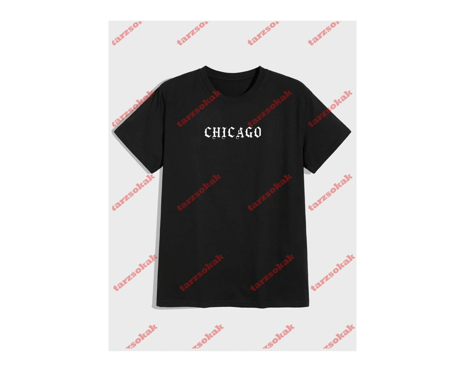 Model 3715 Erkek Yazlık Yuvarlak Yaka Kısa Kollu Günlük Tişört, Yaz