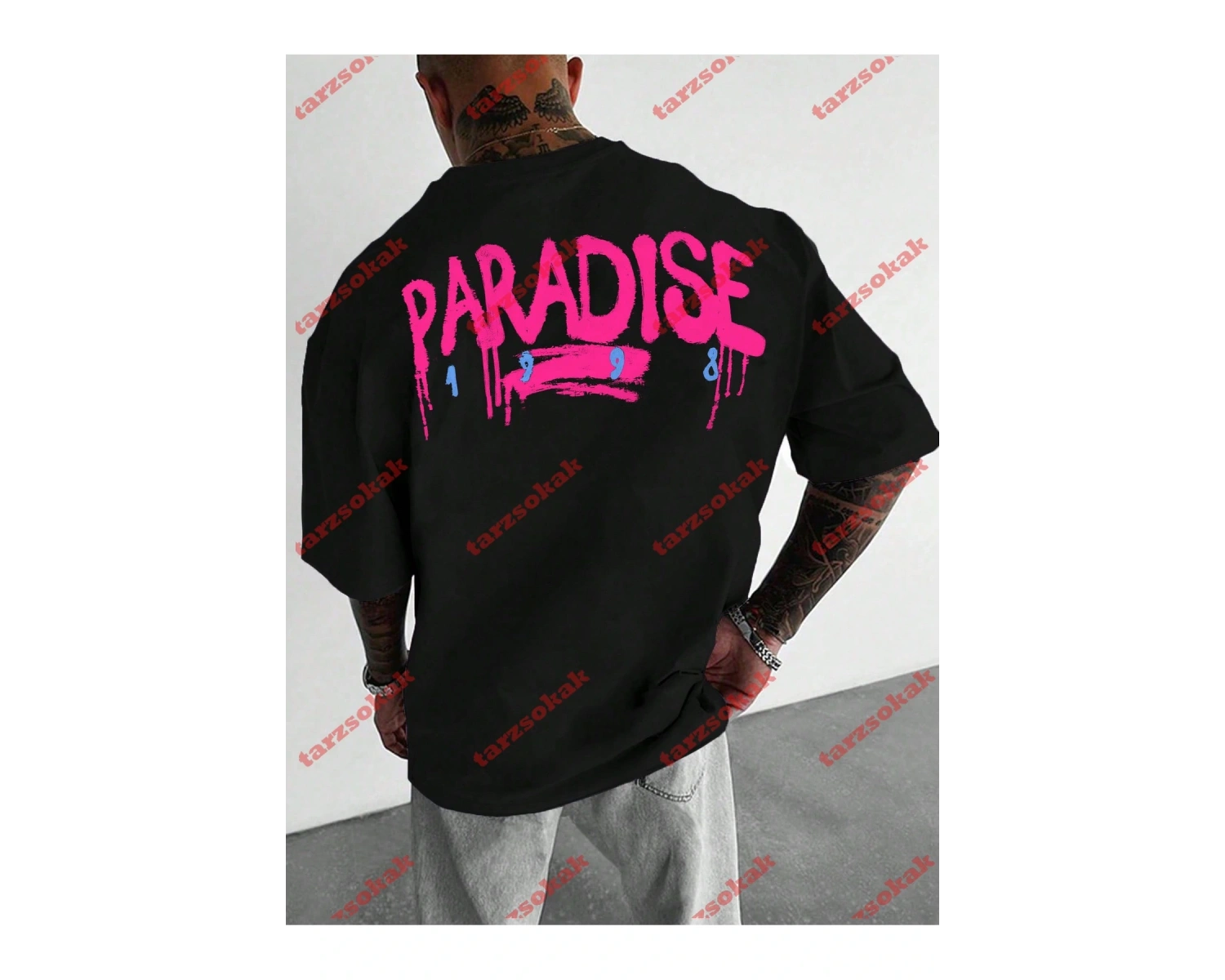 Model 3716 Erkek Yazlık Yuvarlak Yaka Kısa Kollu Günlük Tişört, Yaz