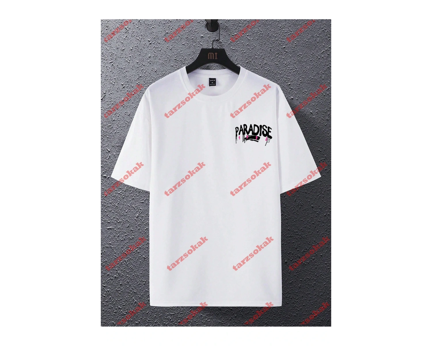 Model 3716 Erkek Yazlık Yuvarlak Yaka Kısa Kollu Günlük Tişört, Yaz