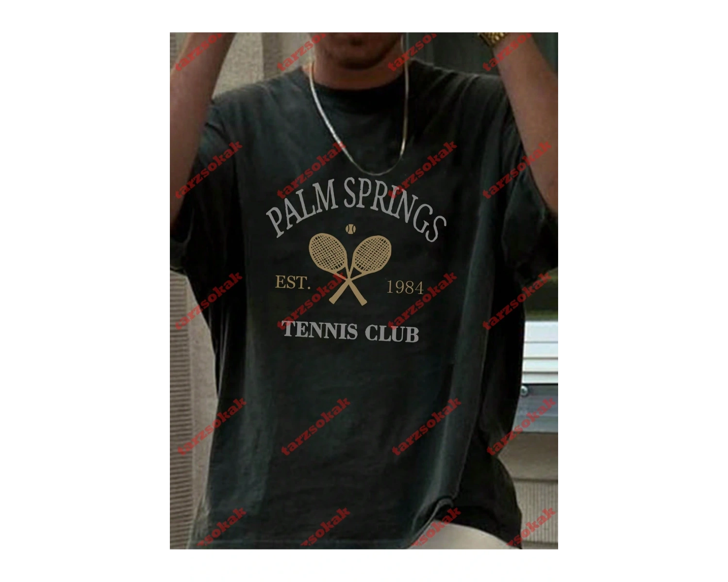 Model 3718 Erkek Yazlık Yuvarlak Yaka Kısa Kollu Günlük Tişört, Yaz