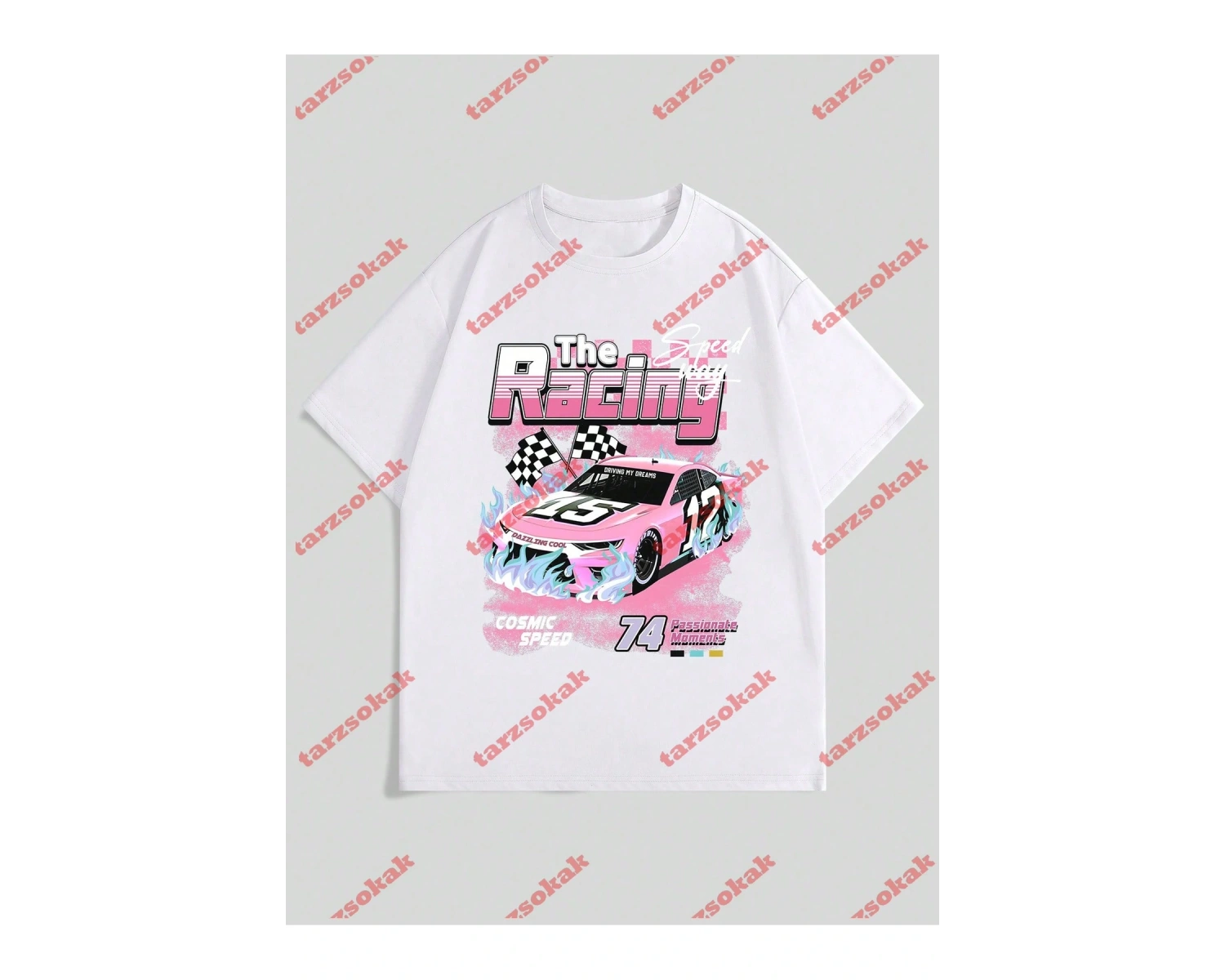 Model 3719 Erkek Yazlık Yuvarlak Yaka Kısa Kollu Günlük Tişört, Yaz