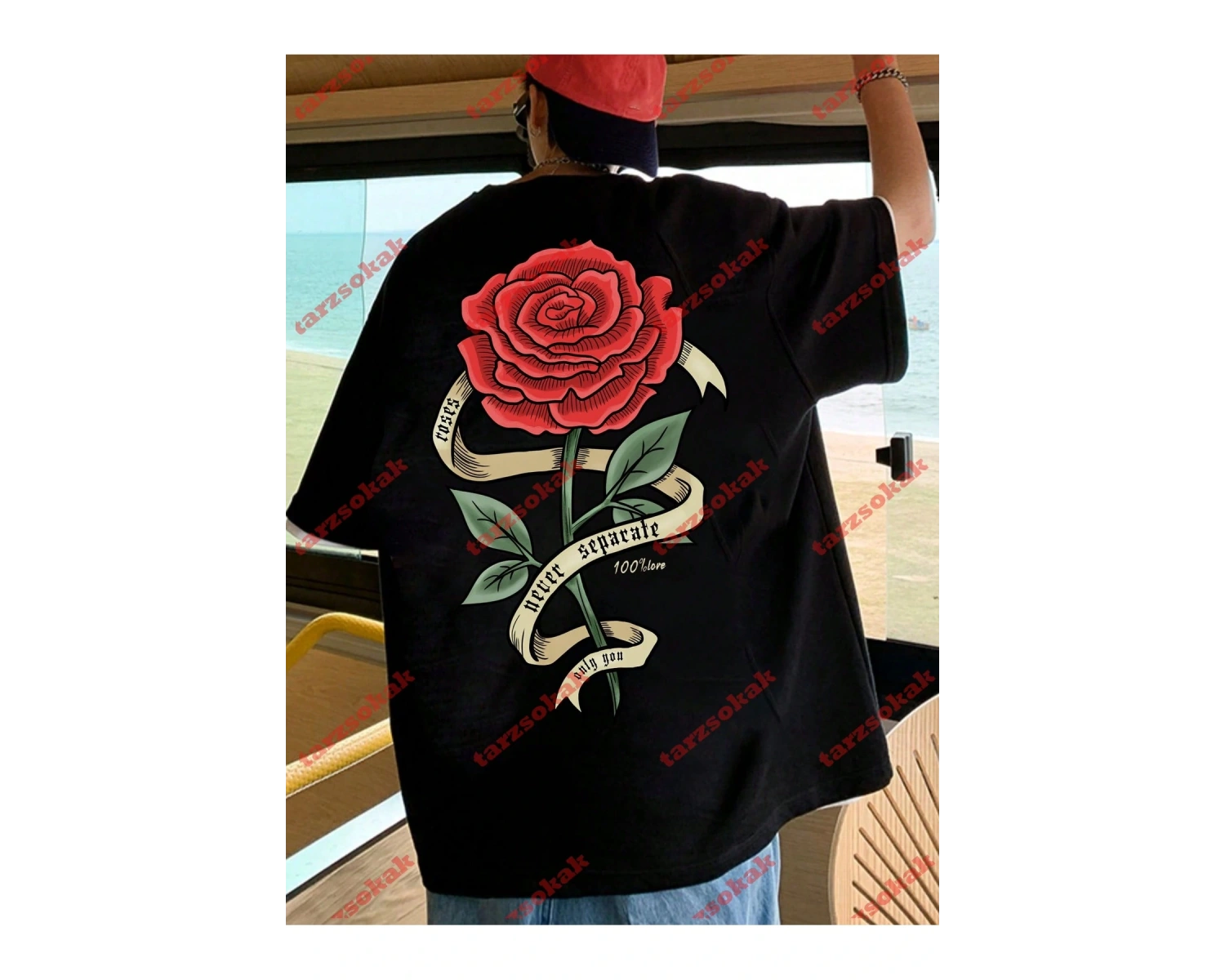 Model 3720 Erkek Yazlık Yuvarlak Yaka Kısa Kollu Günlük Tişört, Yaz