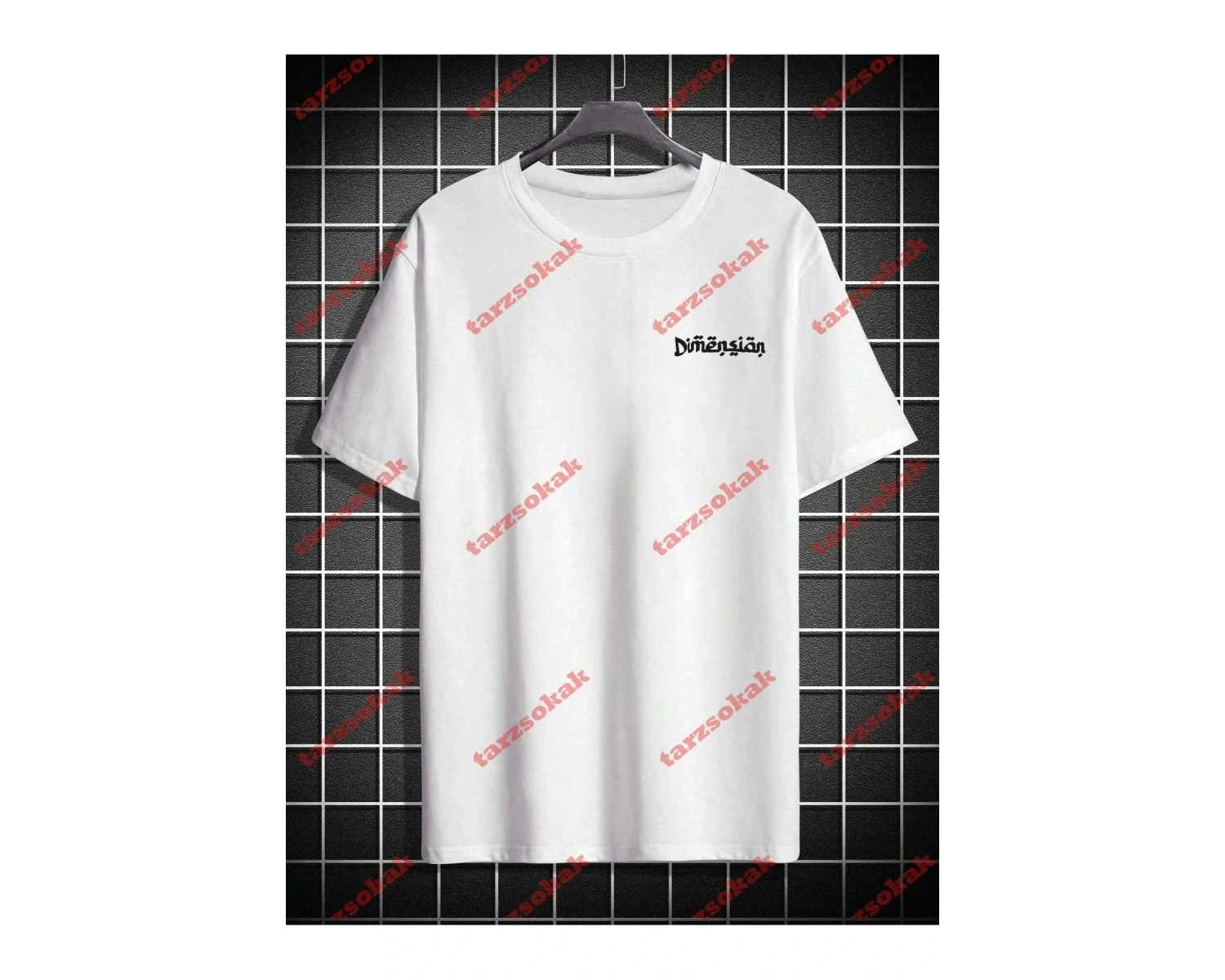 Model 3726 Erkek Yazlık Yuvarlak Yaka Kısa Kollu Günlük Tişört, Yaz