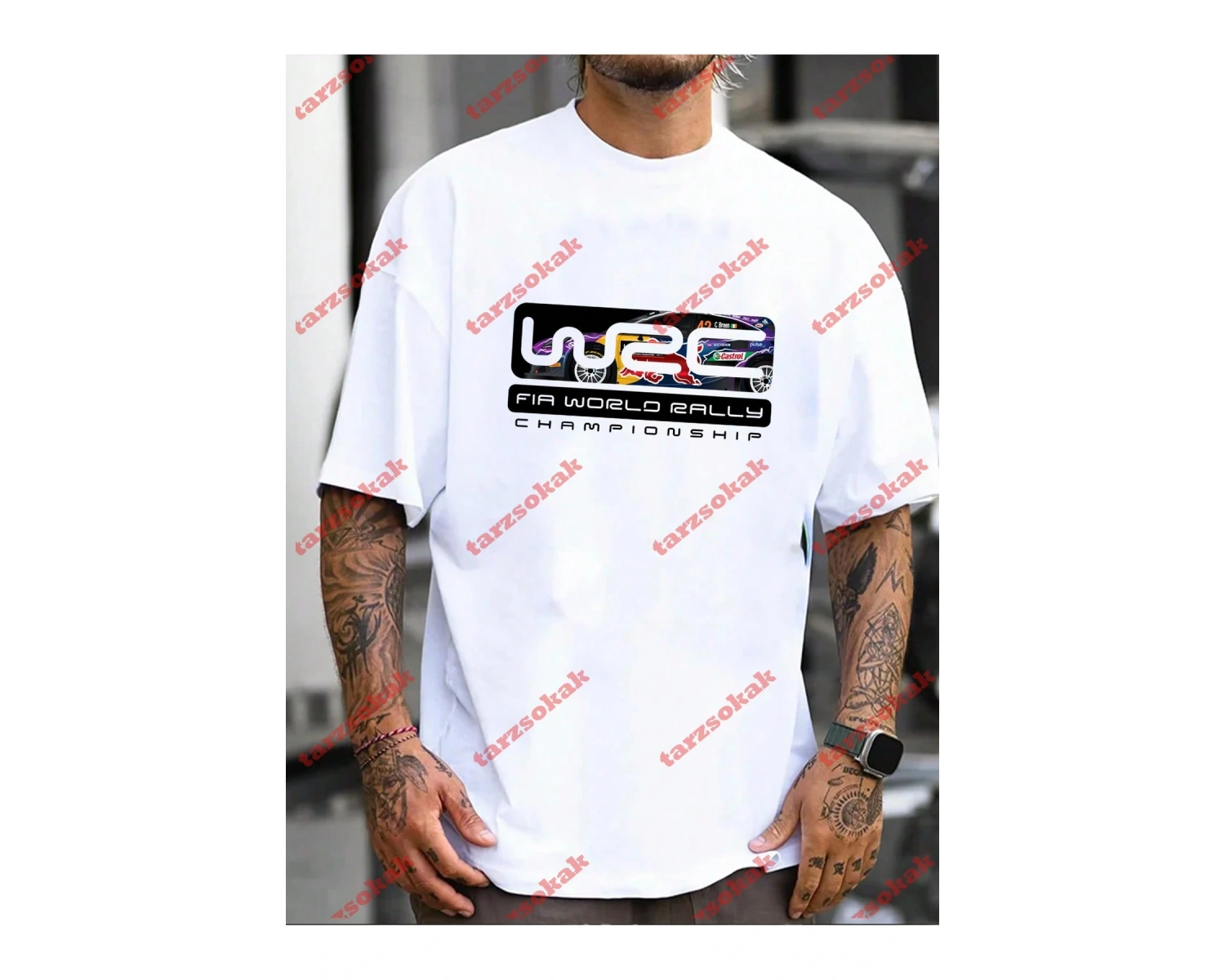 Model 3730 Erkek Yazlık Yuvarlak Yaka Kısa Kollu Günlük Tişört, Yaz