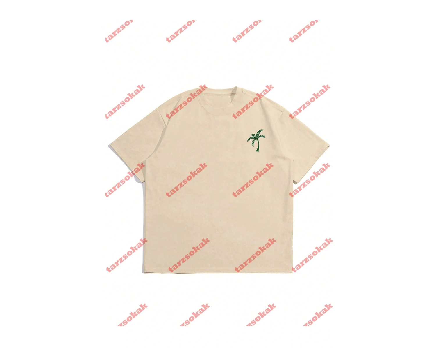 Model 3732 Erkek Yazlık Yuvarlak Yaka Kısa Kollu Günlük Tişört, Yaz