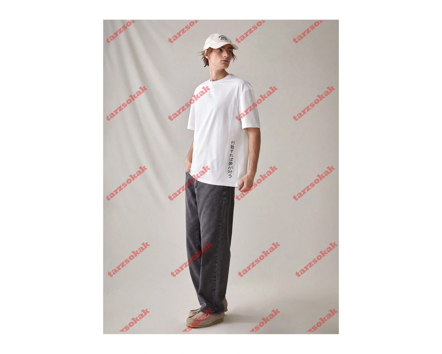 Model 3743 Erkek Yazlık Yuvarlak Yaka Kısa Kollu Günlük Tişört, Yaz