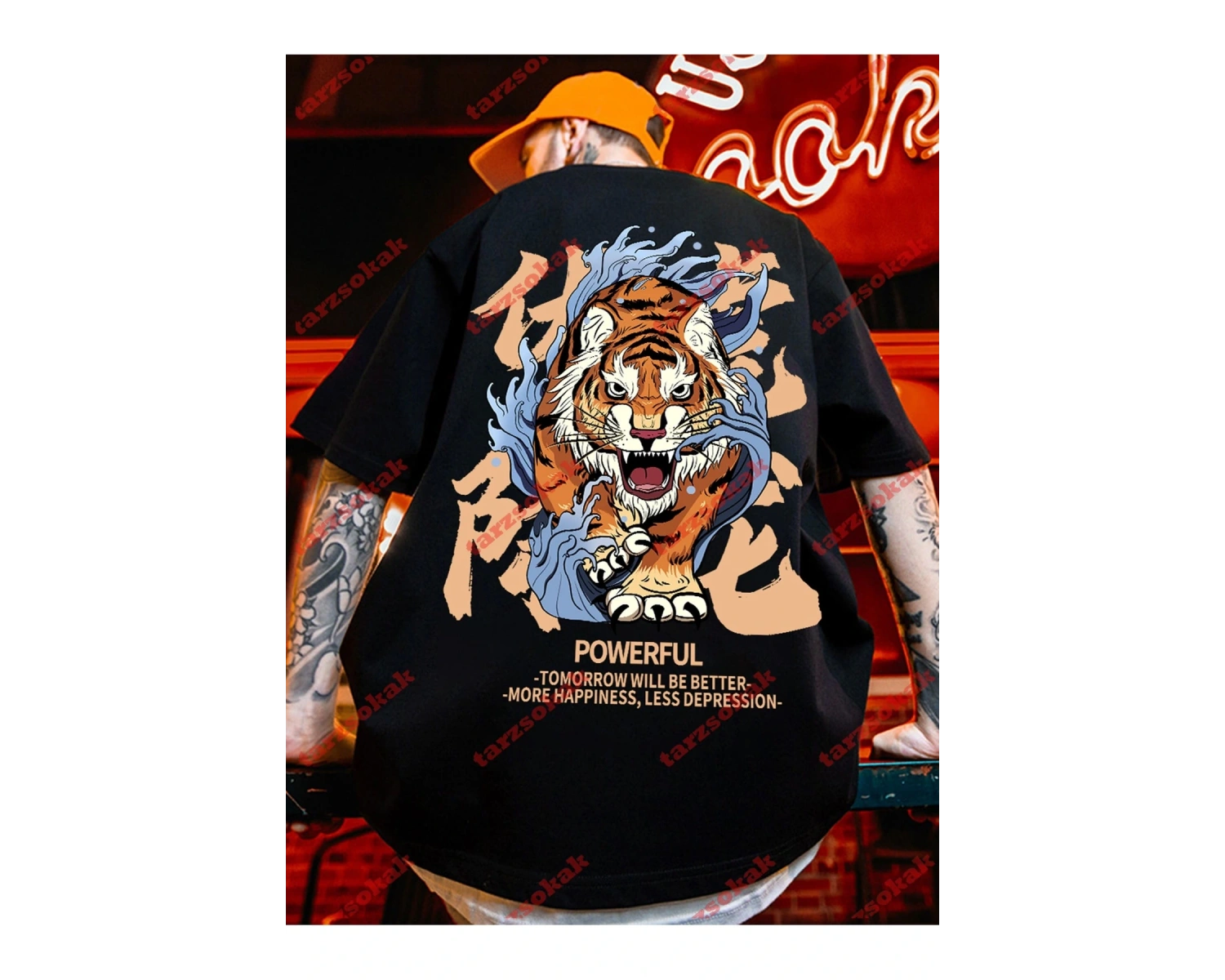 Model 3747 Erkek Yazlık Yuvarlak Yaka Kısa Kollu Günlük Tişört, Yaz