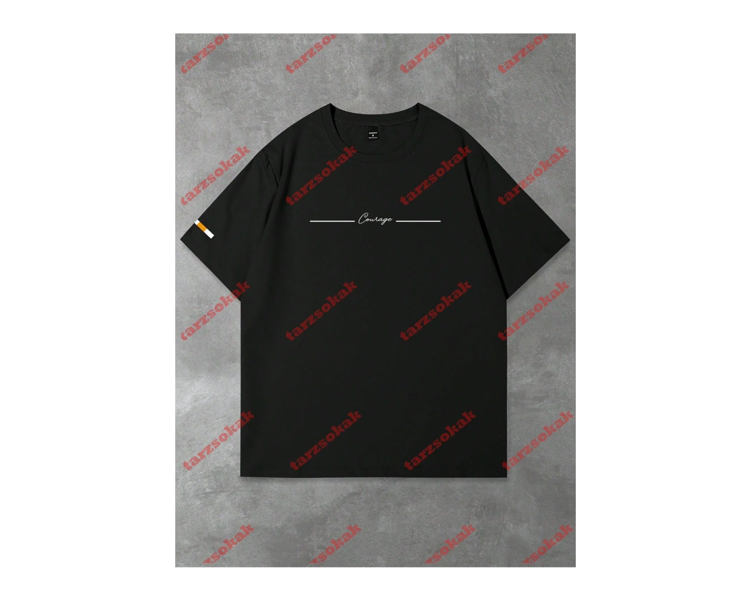 Model 3751 Erkek Yazlık Yuvarlak Yaka Kısa Kollu Günlük Tişört, Yaz