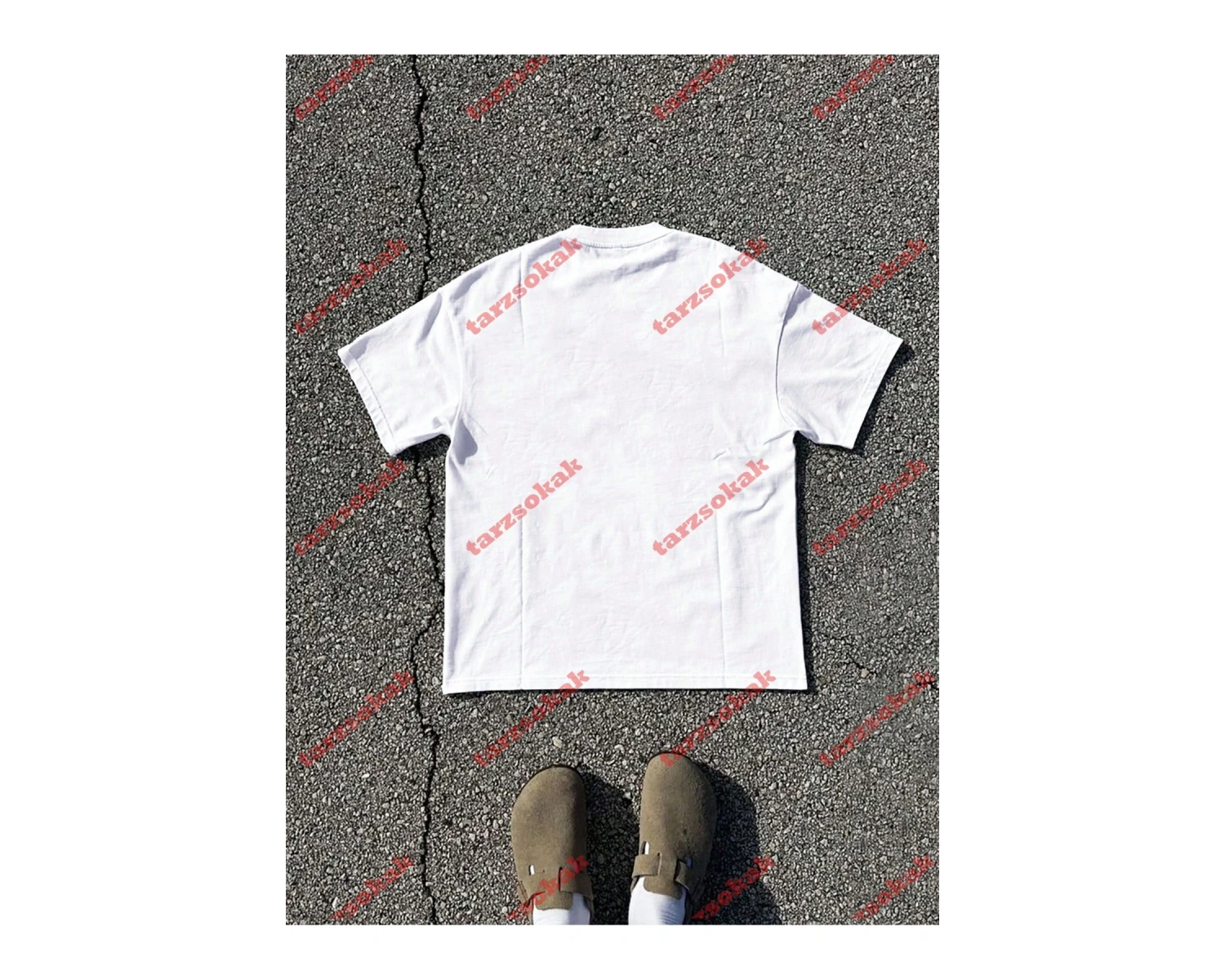 Model 3752 Erkek Yazlık Yuvarlak Yaka Kısa Kollu Günlük Tişört, Yaz