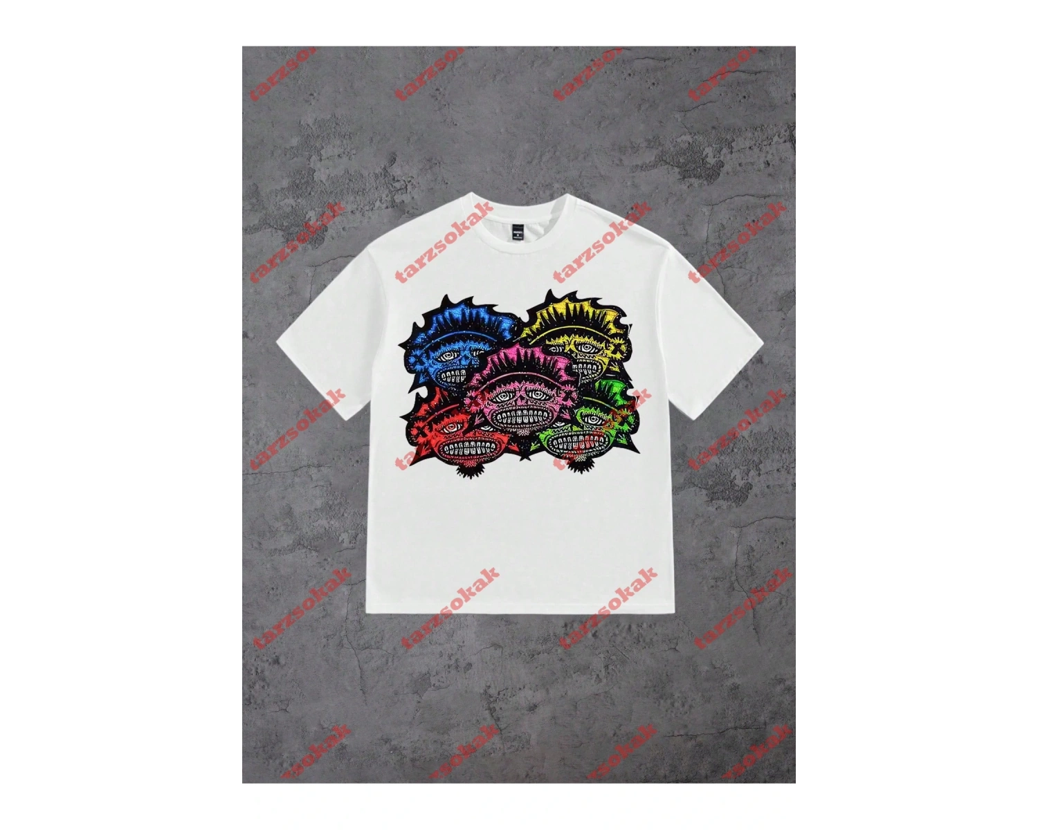 Model 3753 Erkek Yazlık Yuvarlak Yaka Kısa Kollu Günlük Tişört, Yaz