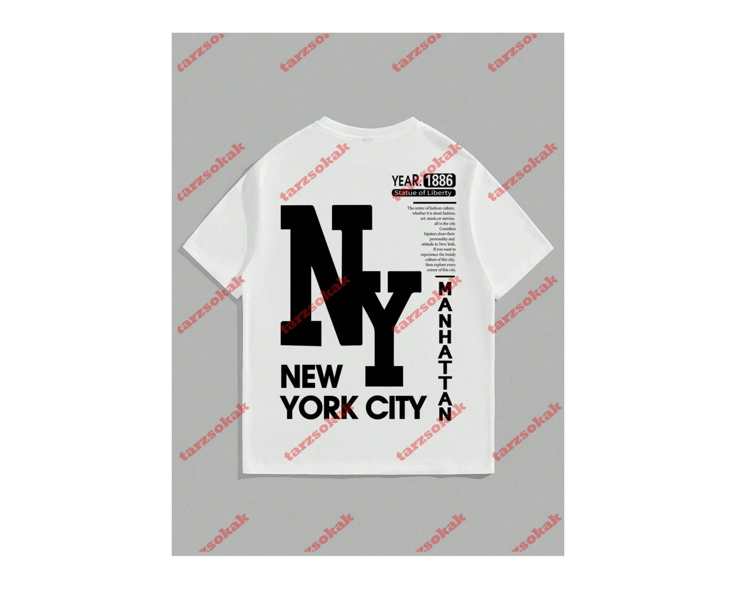 Model 3756 Erkek Yazlık Yuvarlak Yaka Kısa Kollu Günlük Tişört, Yaz