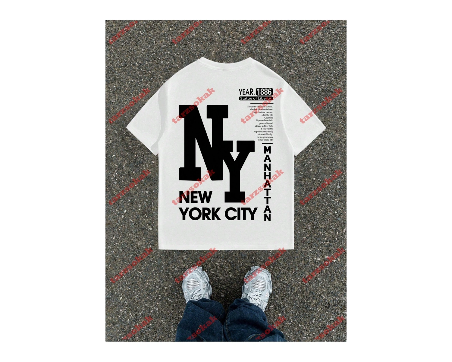 Model 3756 Erkek Yazlık Yuvarlak Yaka Kısa Kollu Günlük Tişört, Yaz