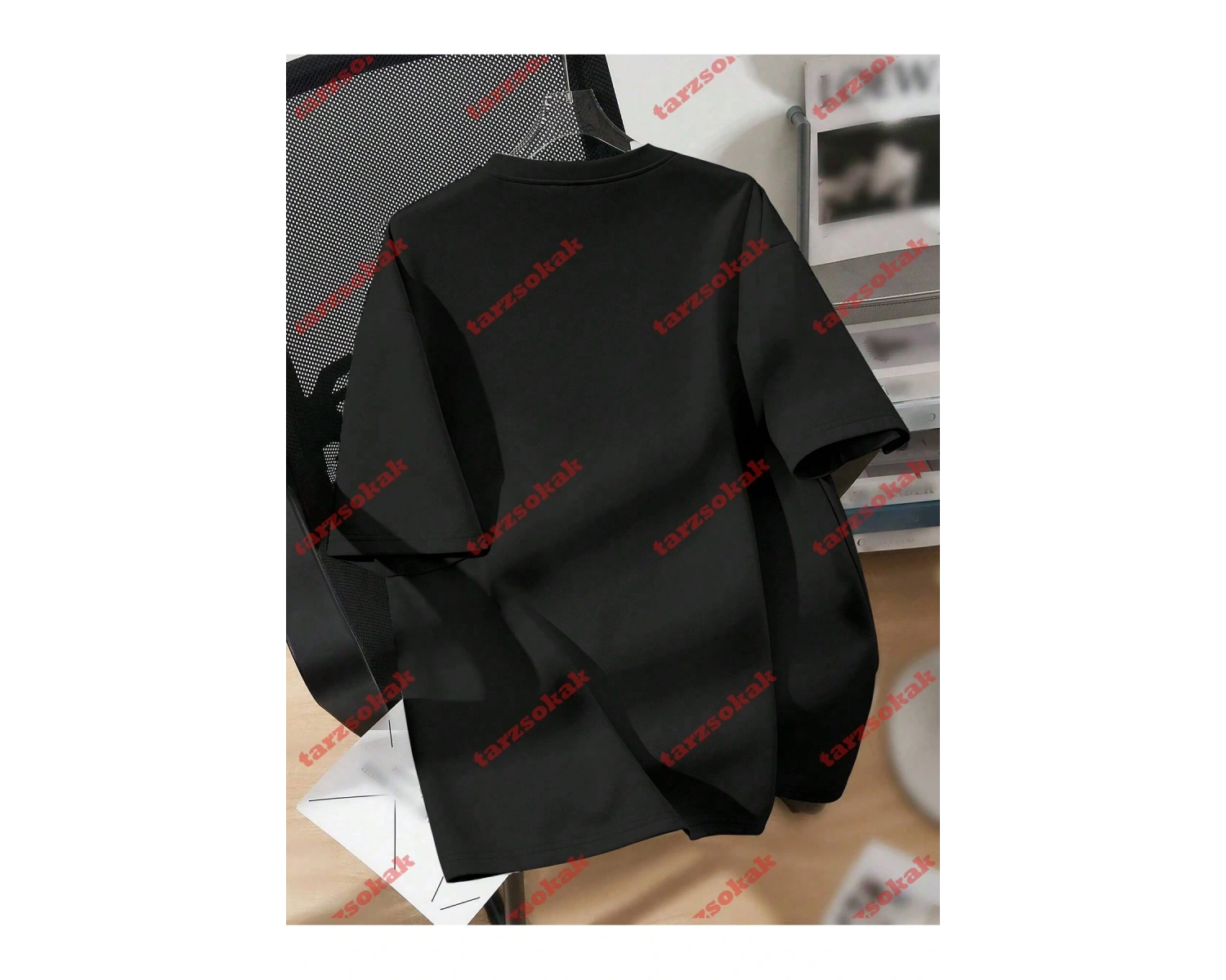 Model 3757 Erkek Yazlık Yuvarlak Yaka Kısa Kollu Günlük Tişört, Yaz