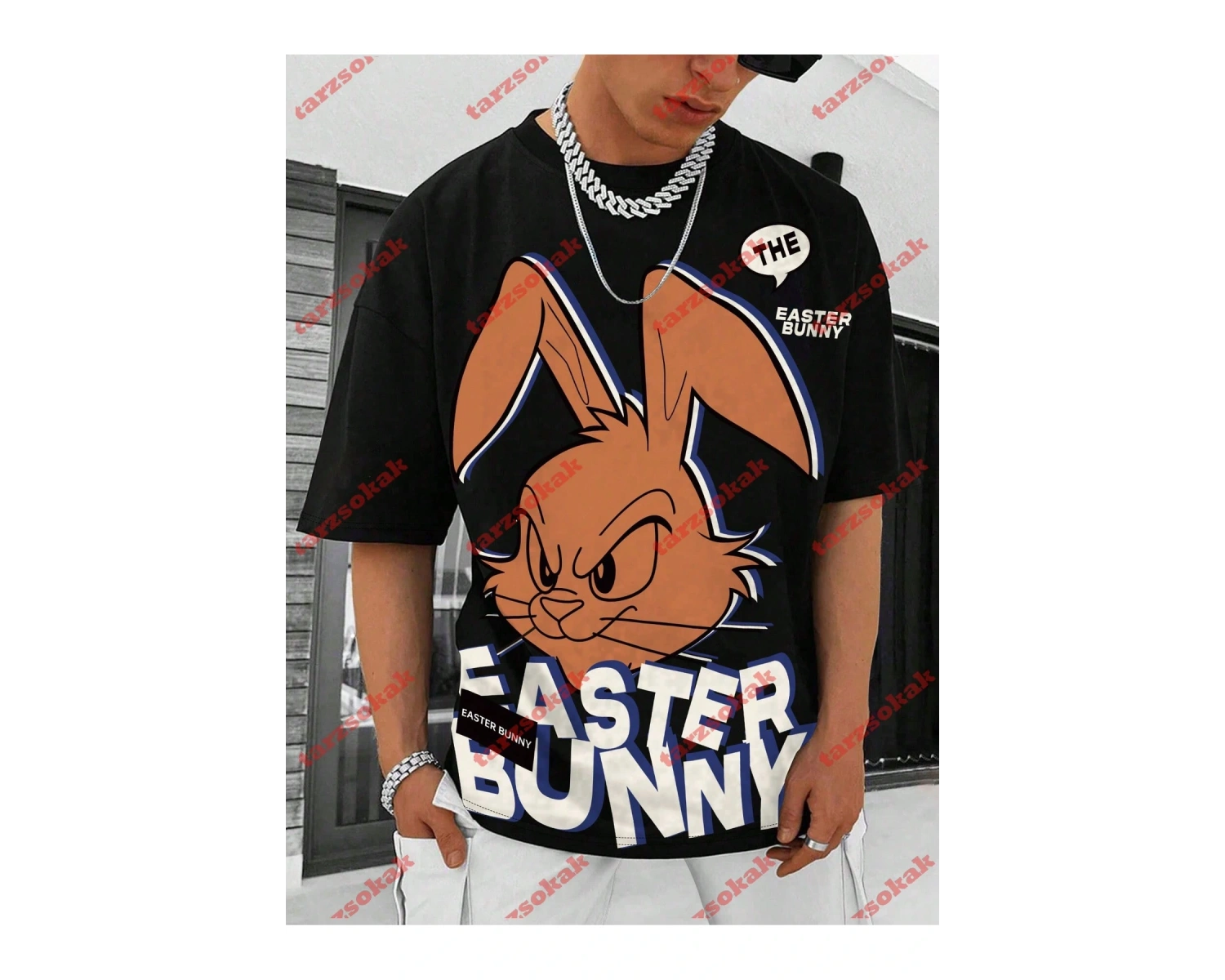 Model 3757 Erkek Yazlık Yuvarlak Yaka Kısa Kollu Günlük Tişört, Yaz