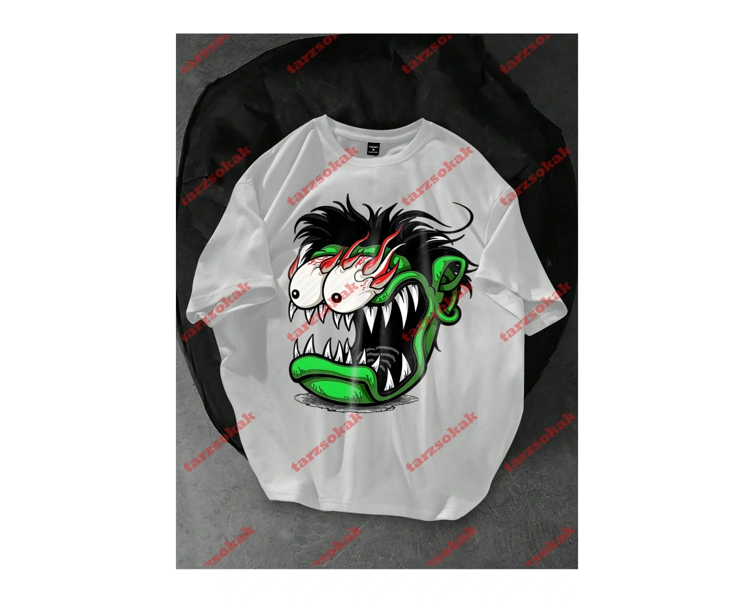 Model 3758 Erkek Yazlık Yuvarlak Yaka Kısa Kollu Günlük Tişört, Yaz