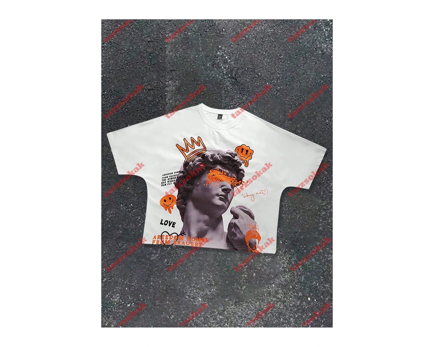 Model 3759 Erkek Yazlık Yuvarlak Yaka Kısa Kollu Günlük Tişört, Yaz