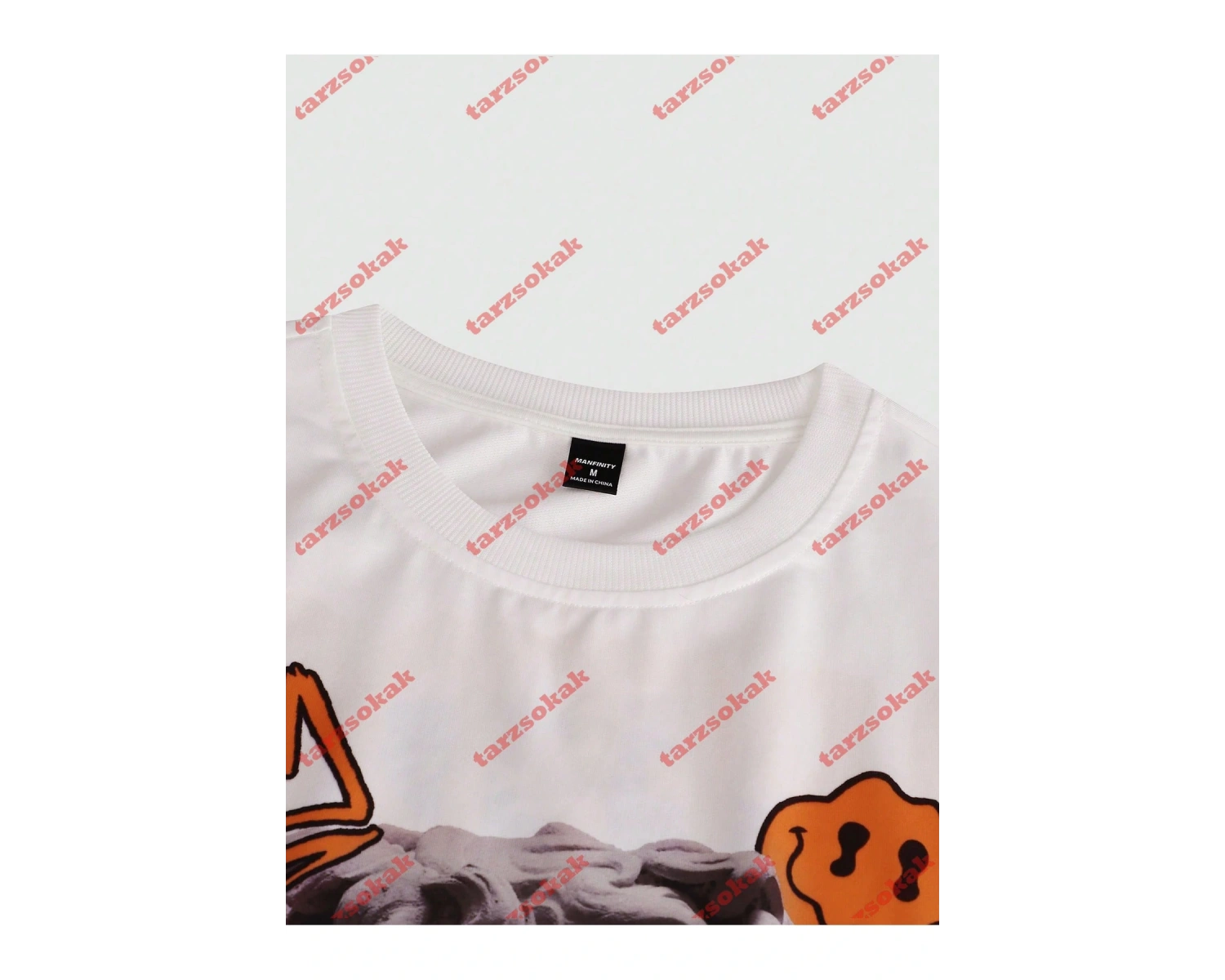 Model 3759 Erkek Yazlık Yuvarlak Yaka Kısa Kollu Günlük Tişört, Yaz