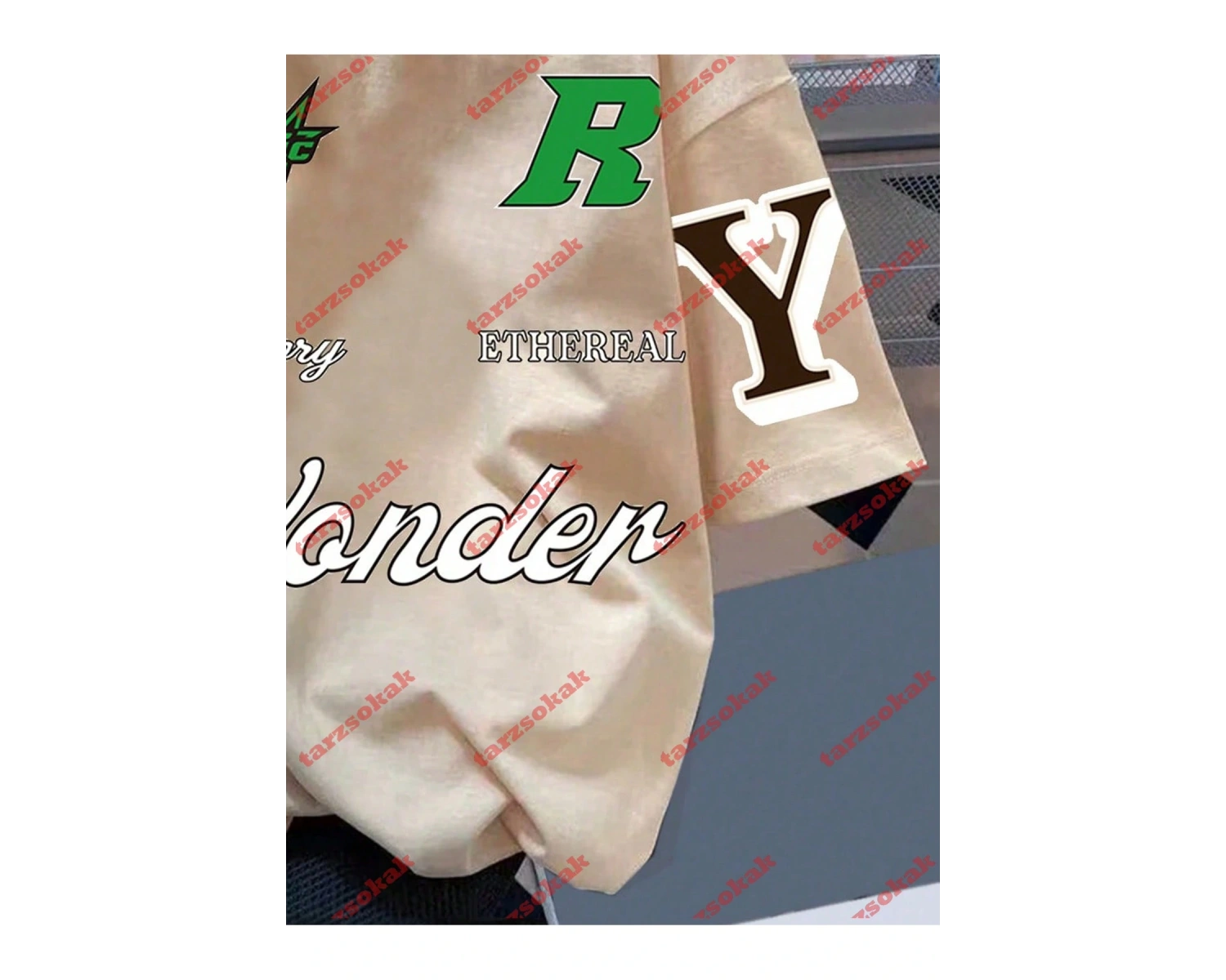 Model 3767 Erkek Yazlık Yuvarlak Yaka Kısa Kollu Günlük Tişört, Yaz