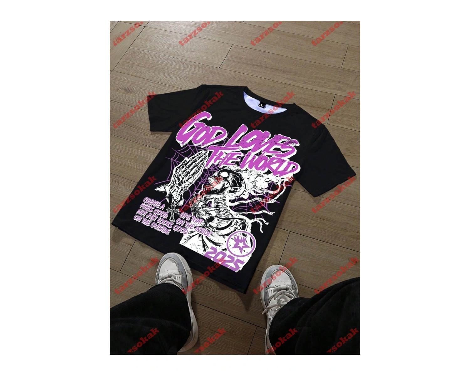 Model 3772 Erkek Yazlık Yuvarlak Yaka Kısa Kollu Günlük Tişört, Yaz