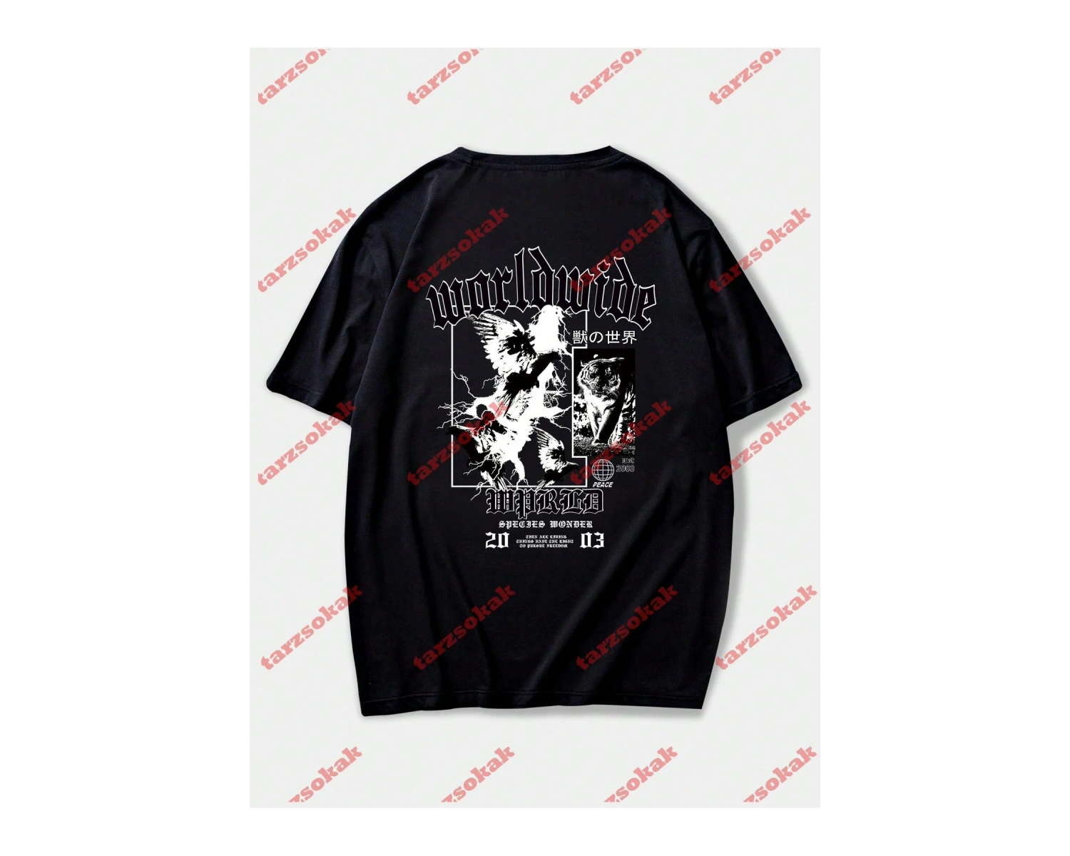 Model 3773 Erkek Yazlık Yuvarlak Yaka Kısa Kollu Günlük Tişört, Yaz