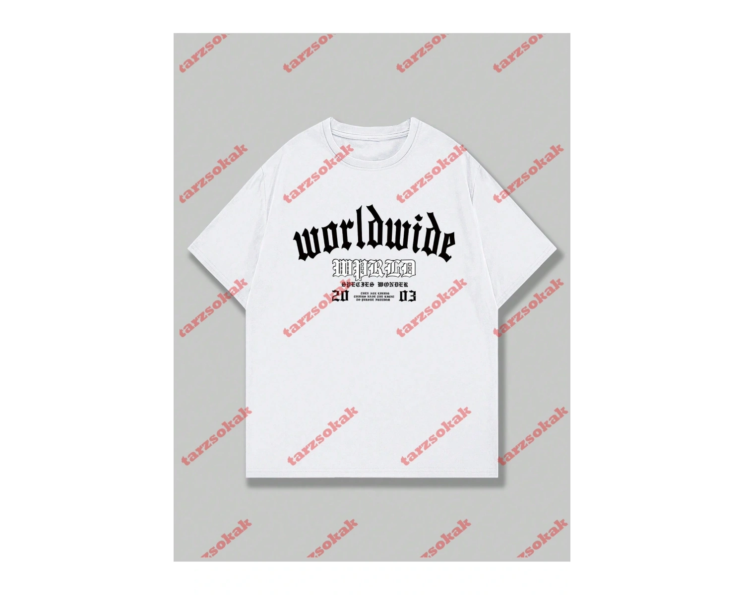 Model 3773 Erkek Yazlık Yuvarlak Yaka Kısa Kollu Günlük Tişört, Yaz