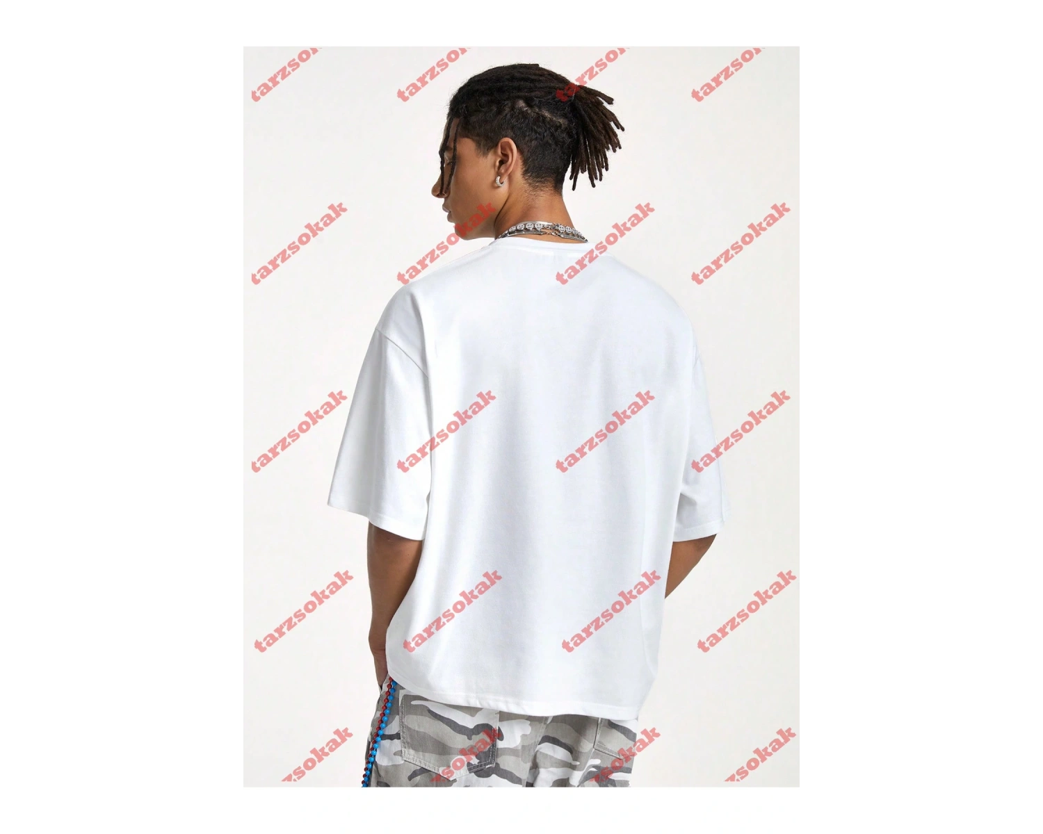 Model 3776 Erkek Yazlık Yuvarlak Yaka Kısa Kollu Günlük Tişört, Yaz