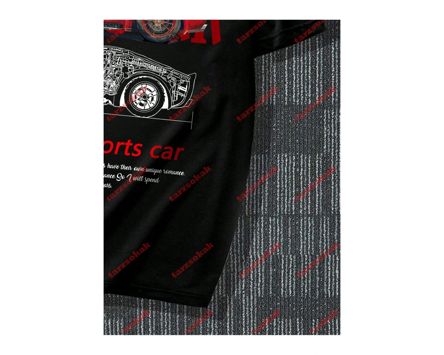 Model 3778 Erkek Yazlık Yuvarlak Yaka Kısa Kollu Günlük Tişört, Yaz