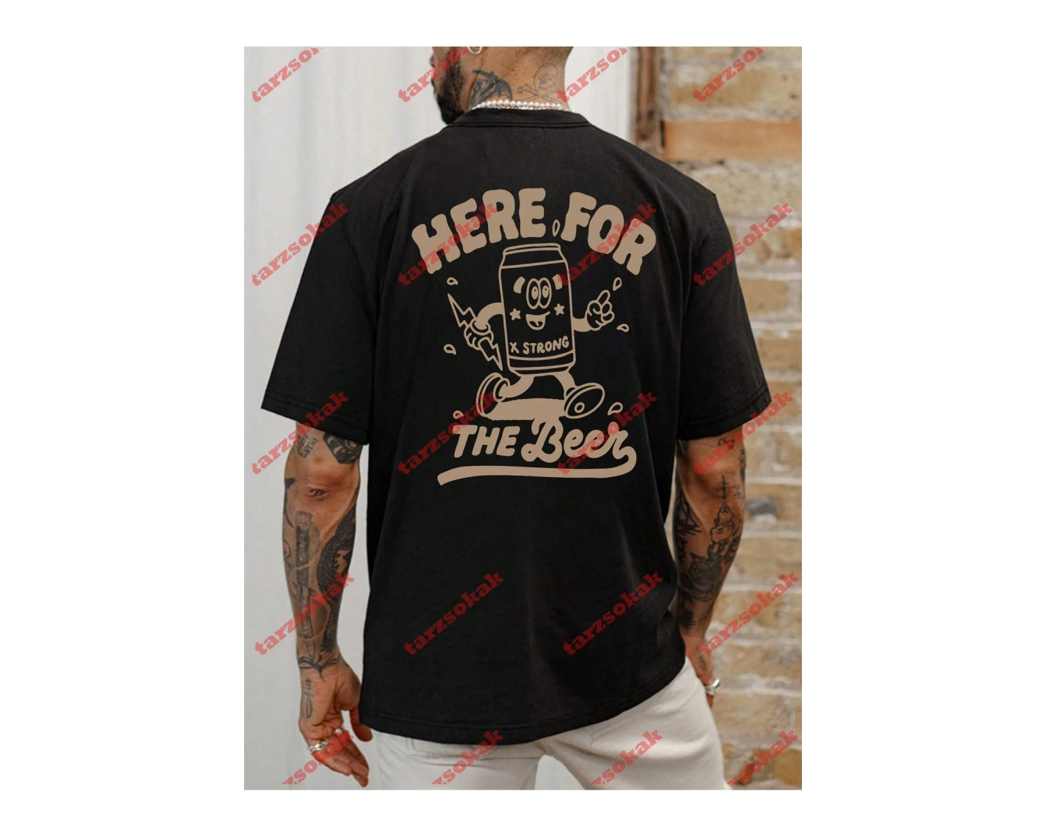 Model 3780 Erkek Yazlık Yuvarlak Yaka Kısa Kollu Günlük Tişört, Yaz