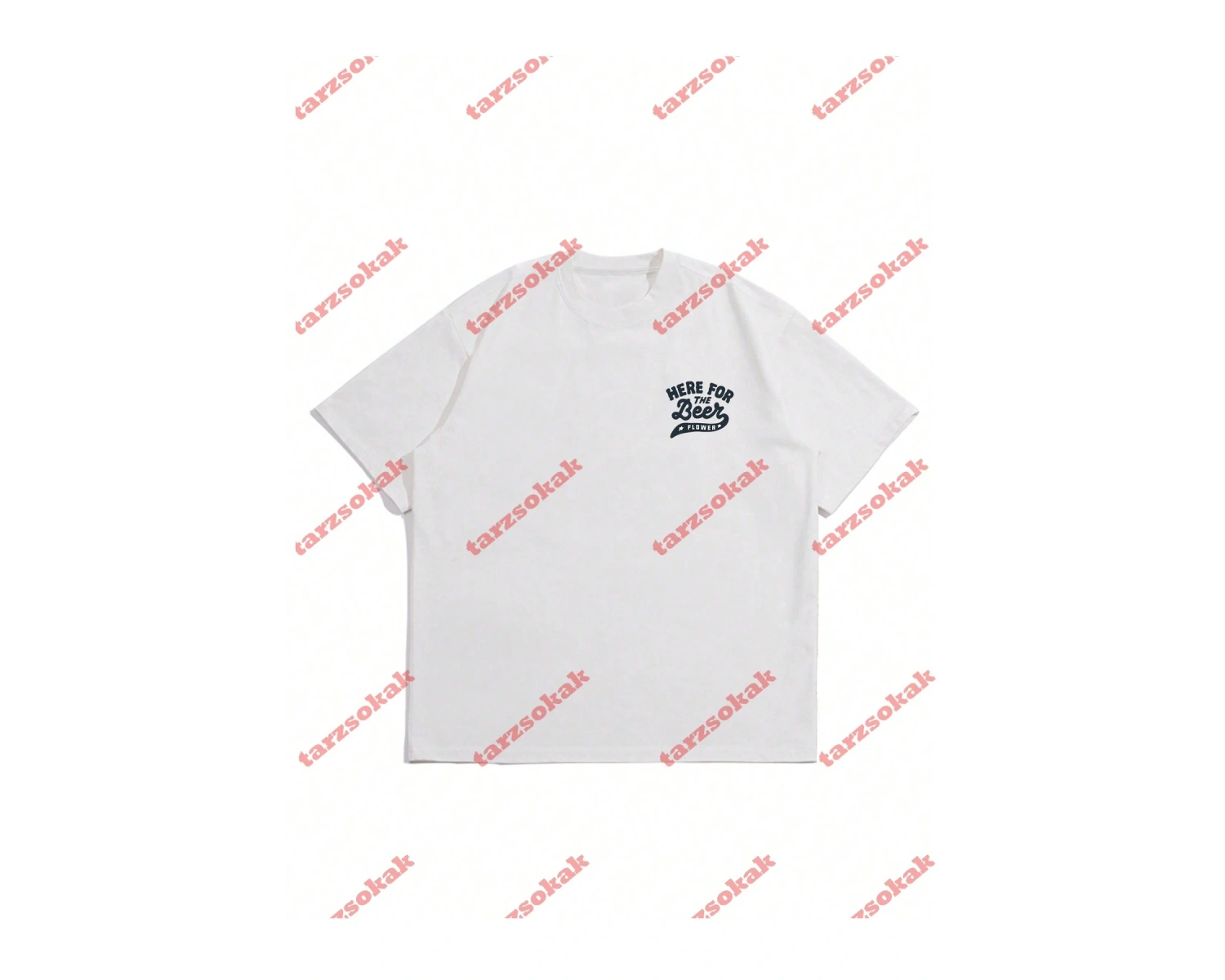 Model 3780 Erkek Yazlık Yuvarlak Yaka Kısa Kollu Günlük Tişört, Yaz