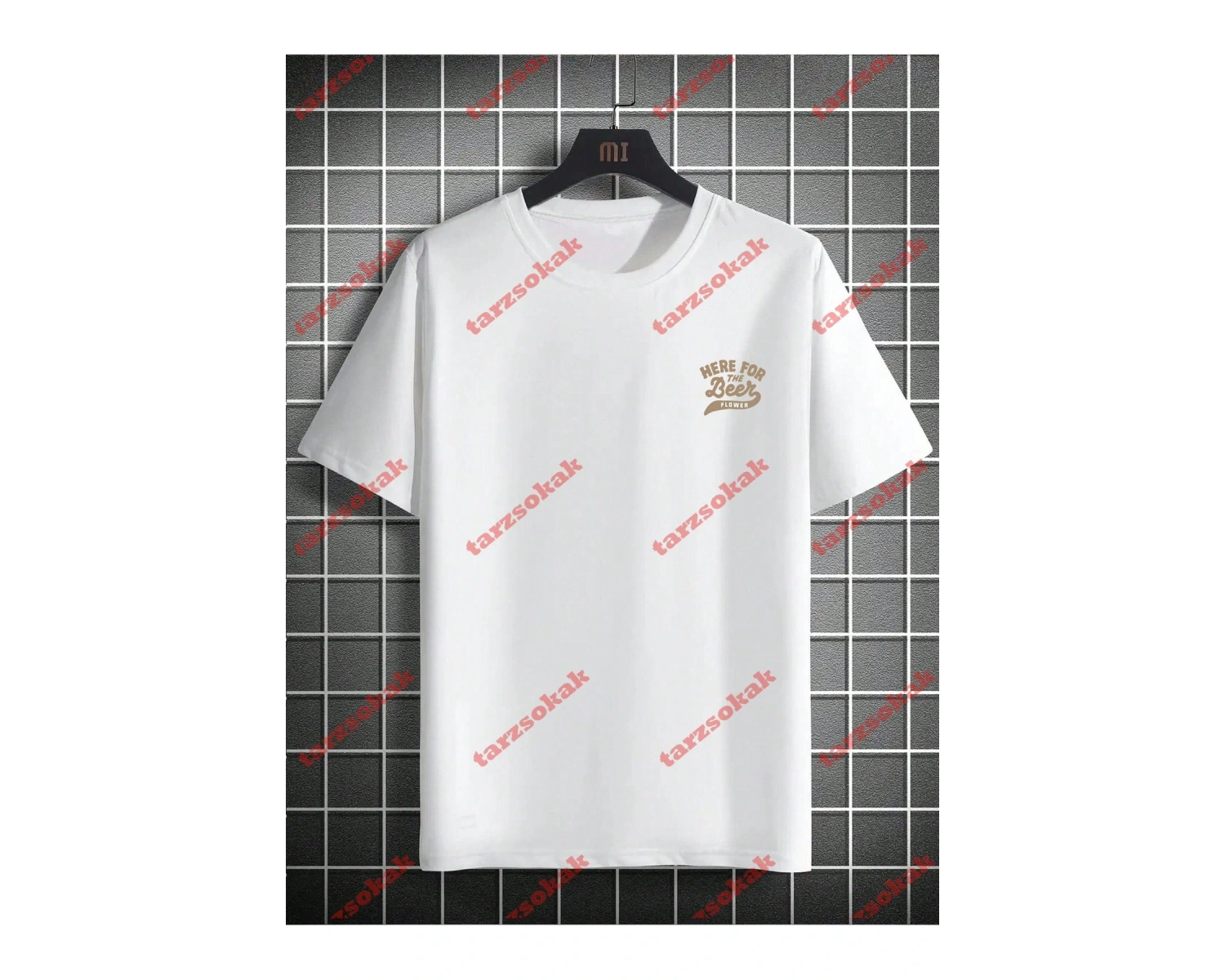 Model 3780 Erkek Yazlık Yuvarlak Yaka Kısa Kollu Günlük Tişört, Yaz