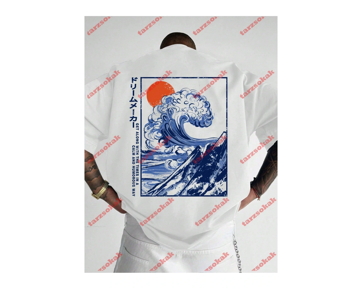 Model 3781 Erkek Yazlık Yuvarlak Yaka Kısa Kollu Günlük Tişört, Yaz