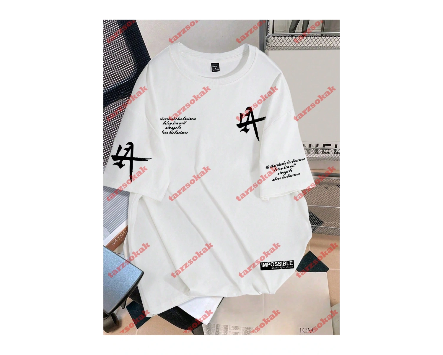 Model 3784 Erkek Yazlık Yuvarlak Yaka Kısa Kollu Günlük Tişört, Yaz