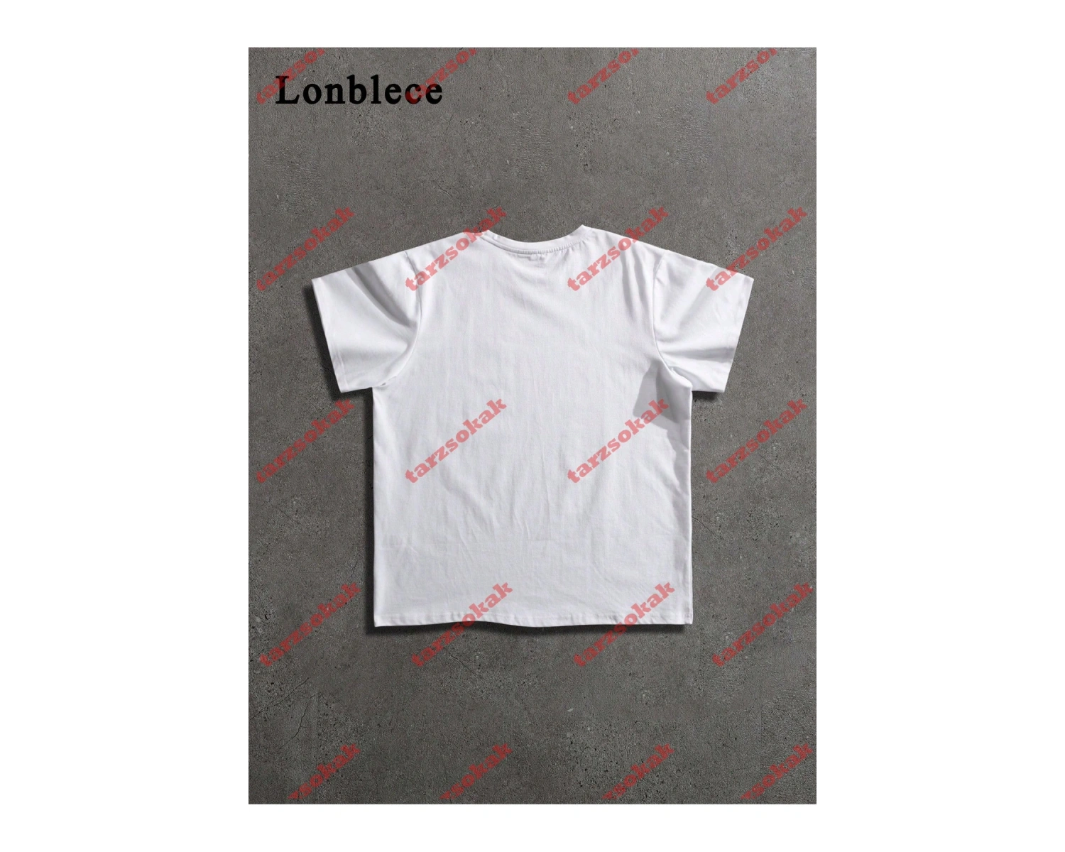 Model 3787 Erkek Yazlık Yuvarlak Yaka Kısa Kollu Günlük Tişört, Yaz