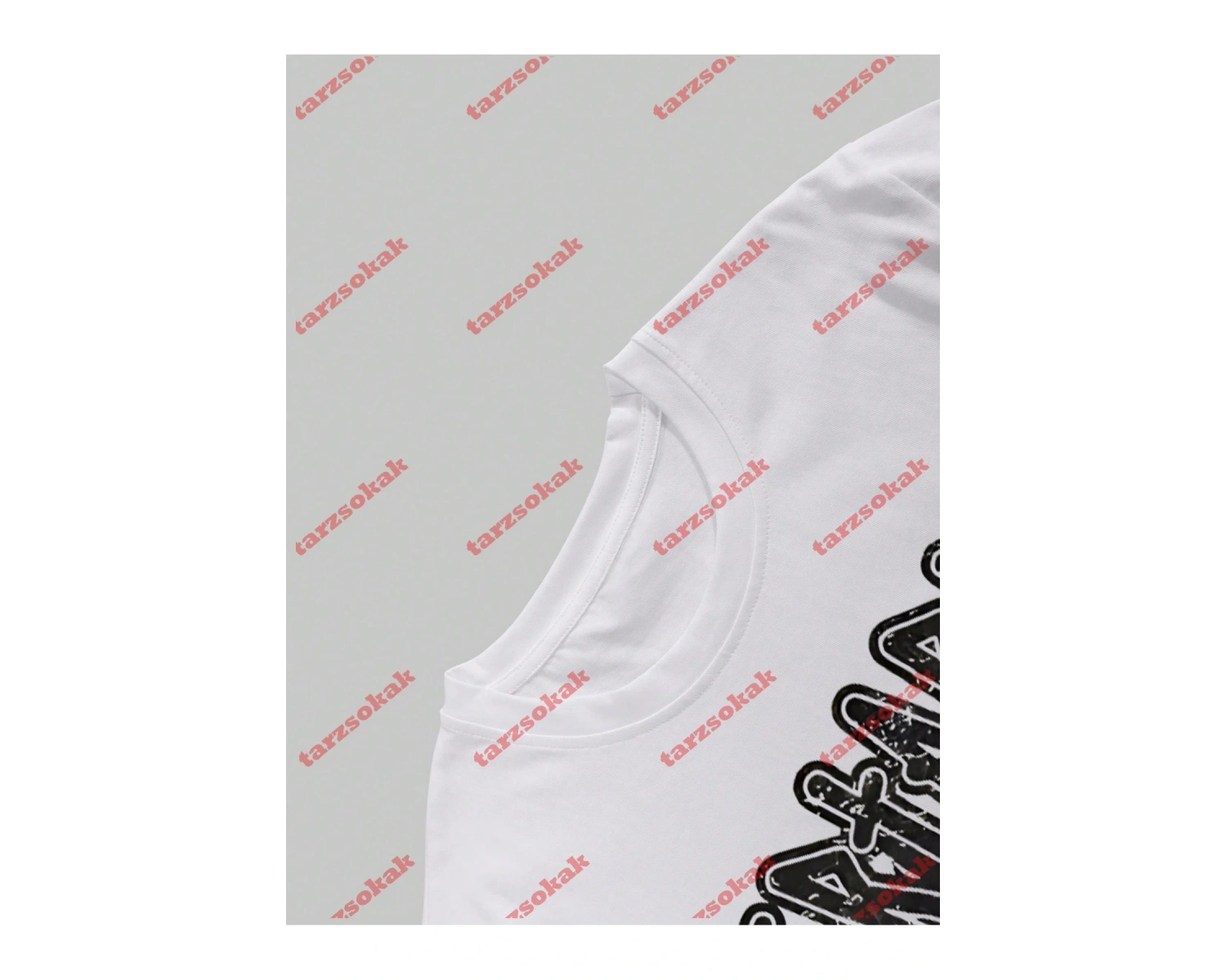 Model 3787 Erkek Yazlık Yuvarlak Yaka Kısa Kollu Günlük Tişört, Yaz