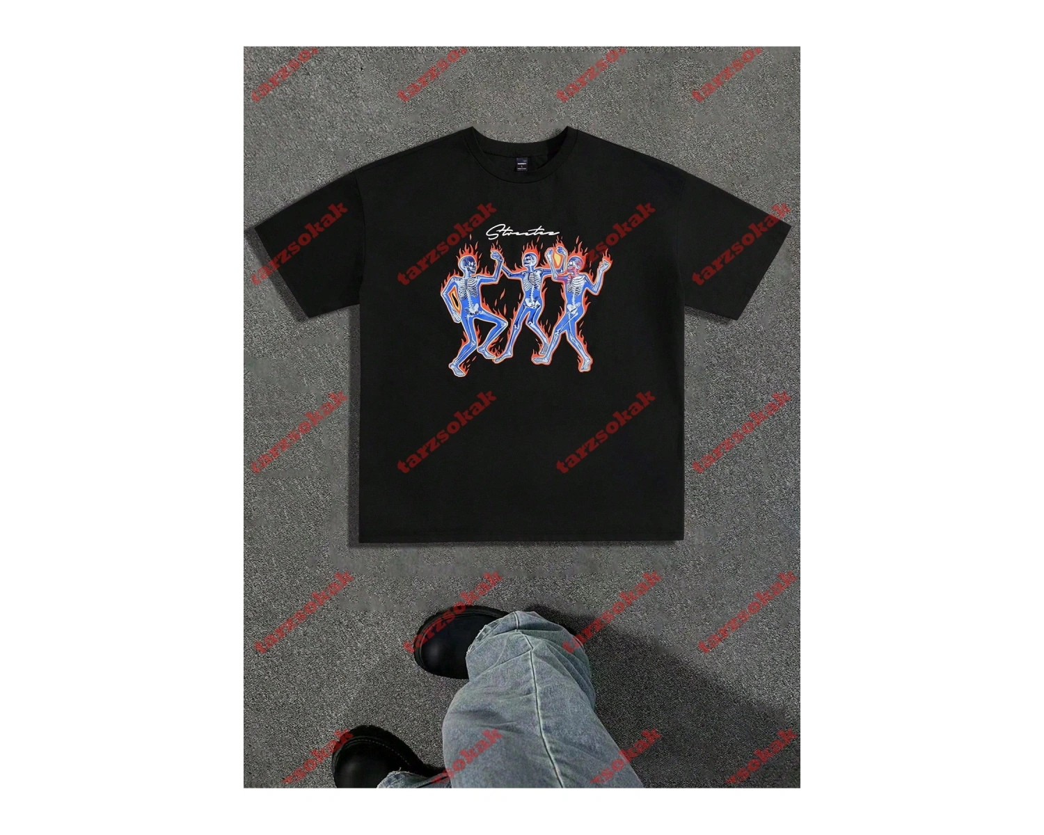 Model 3789 Erkek Yazlık Yuvarlak Yaka Kısa Kollu Günlük Tişört, Yaz