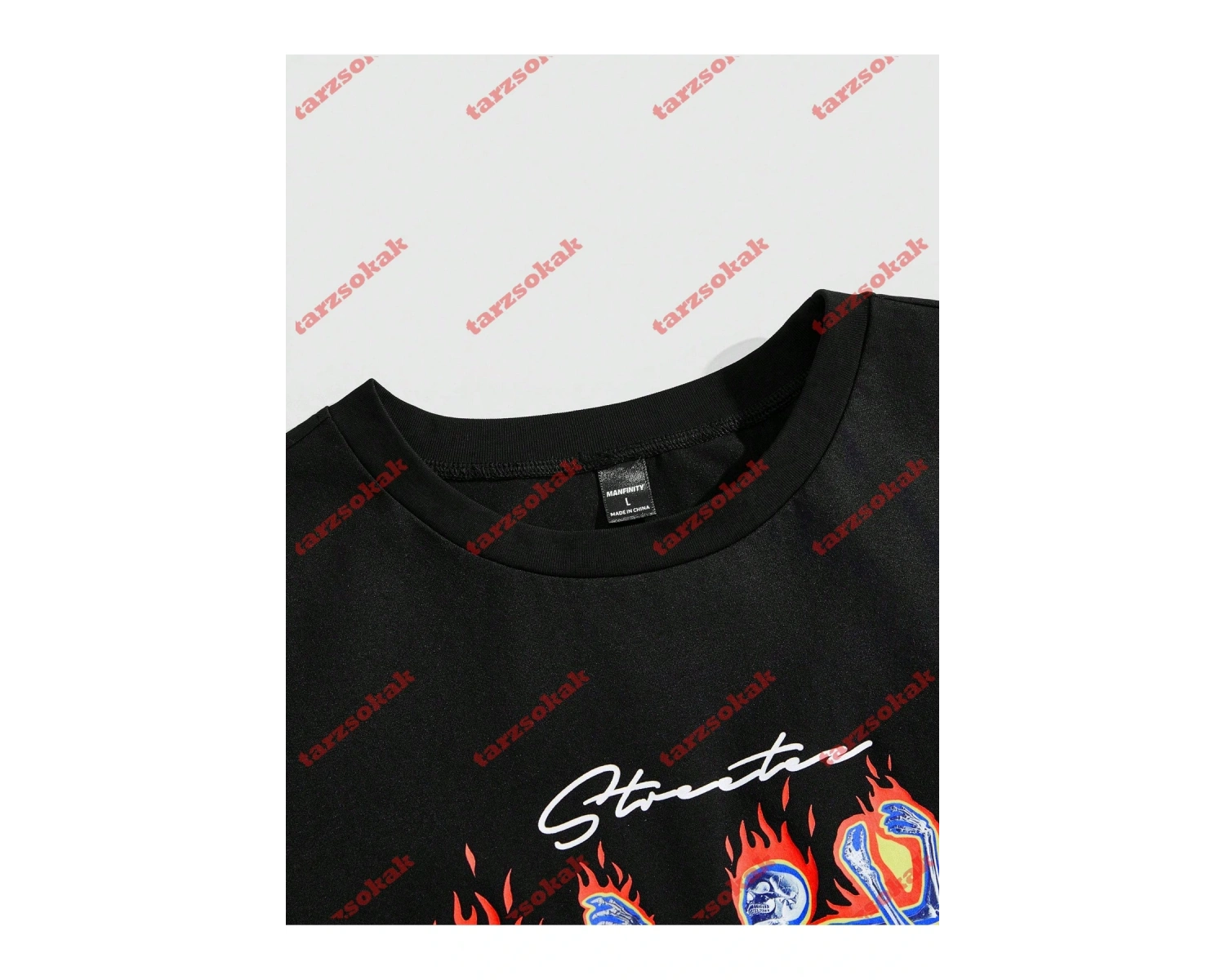 Model 3789 Erkek Yazlık Yuvarlak Yaka Kısa Kollu Günlük Tişört, Yaz