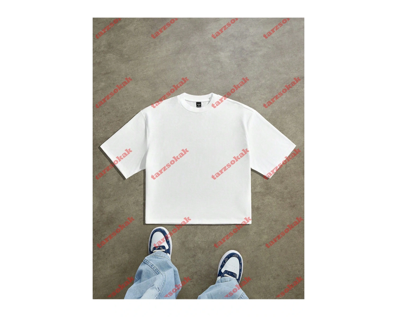 Model 3792 Erkek Yazlık Yuvarlak Yaka Kısa Kollu Günlük Tişört, Yaz