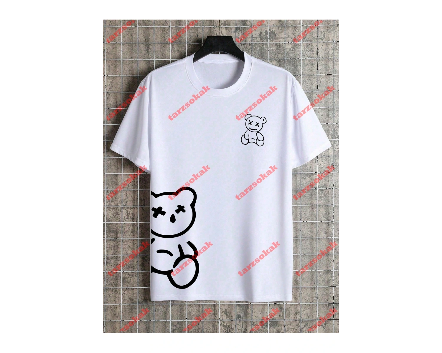 Model 3795 Erkek Yazlık Yuvarlak Yaka Kısa Kollu Günlük Tişört, Yaz