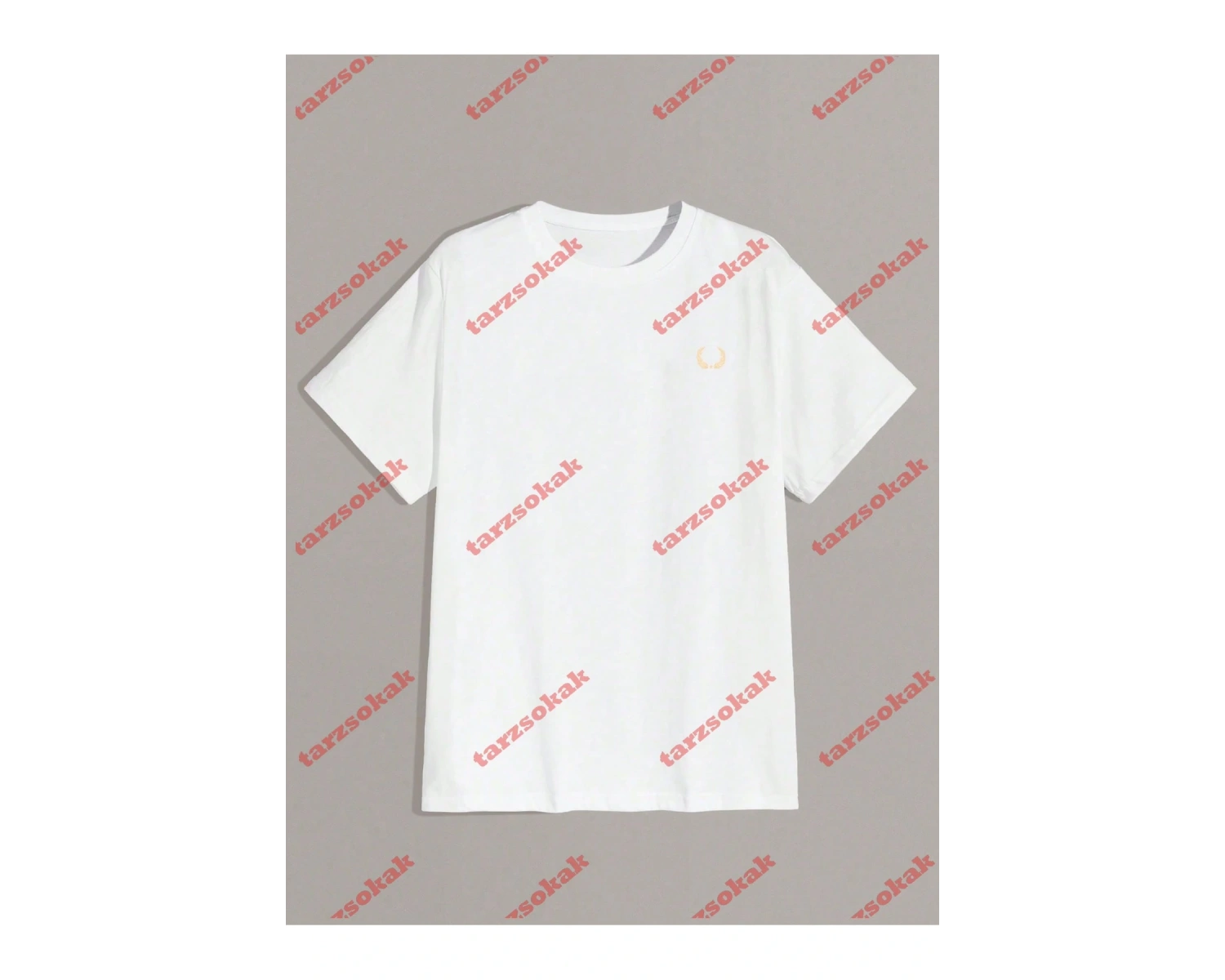 Model 3802 Erkek Yazlık Yuvarlak Yaka Kısa Kollu Günlük Tişört, Yaz