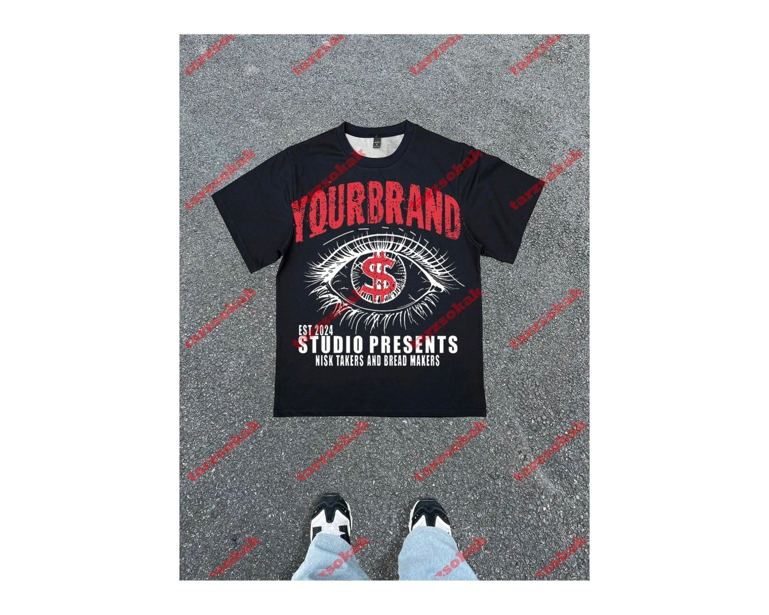 Model 3804 Erkek Yazlık Yuvarlak Yaka Kısa Kollu Günlük Tişört, Yaz