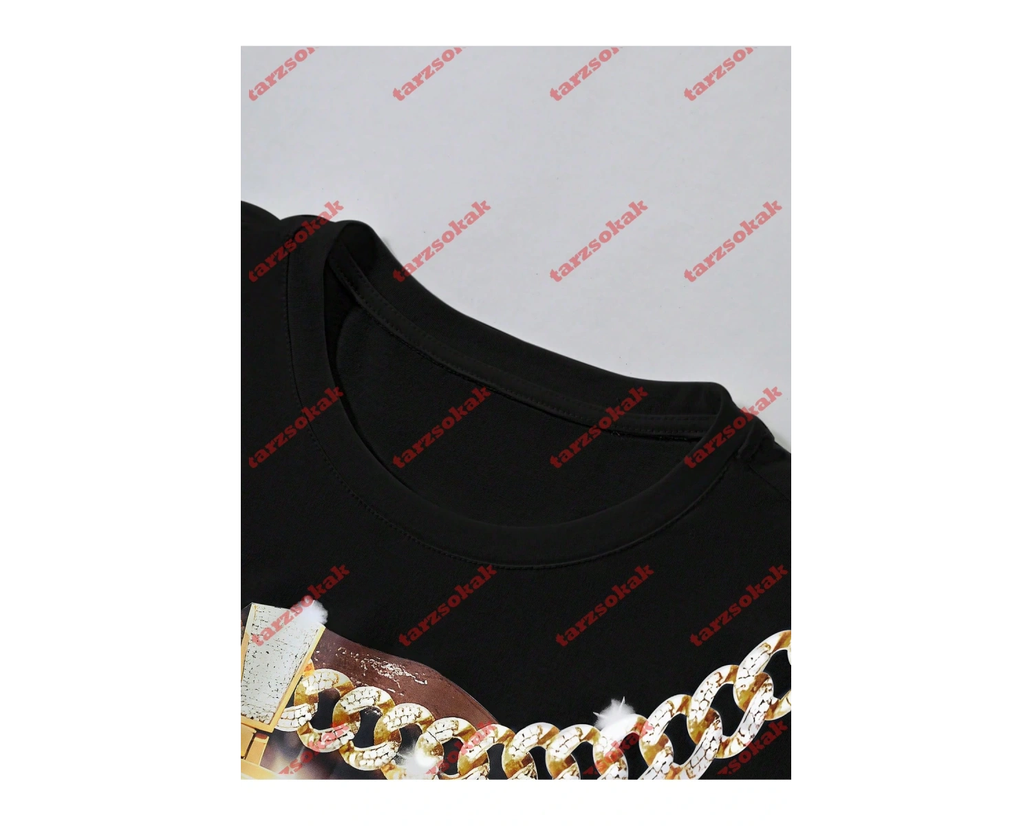 Model 3806 Erkek Yazlık Yuvarlak Yaka Kısa Kollu Günlük Tişört, Yaz