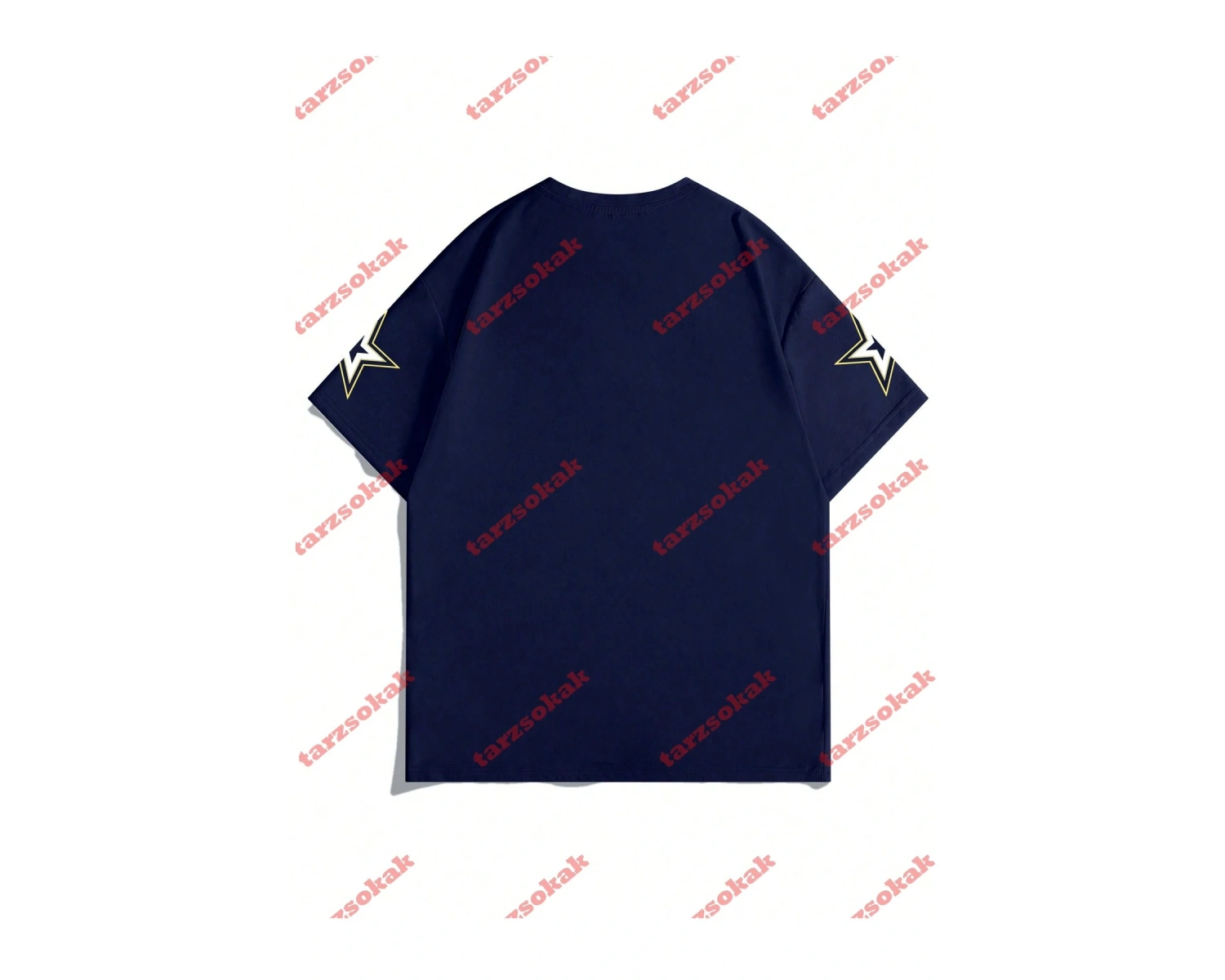 Model 3807 Erkek Yazlık Yuvarlak Yaka Kısa Kollu Günlük Tişört, Yaz