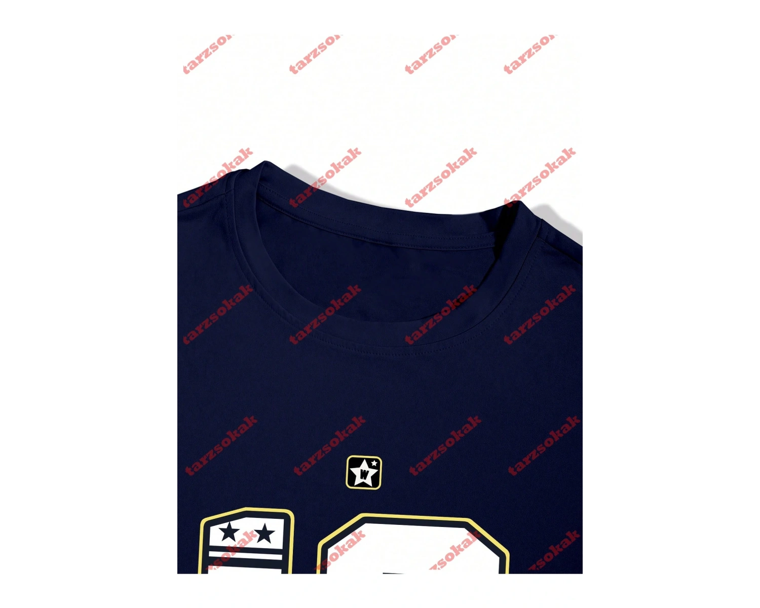 Model 3807 Erkek Yazlık Yuvarlak Yaka Kısa Kollu Günlük Tişört, Yaz